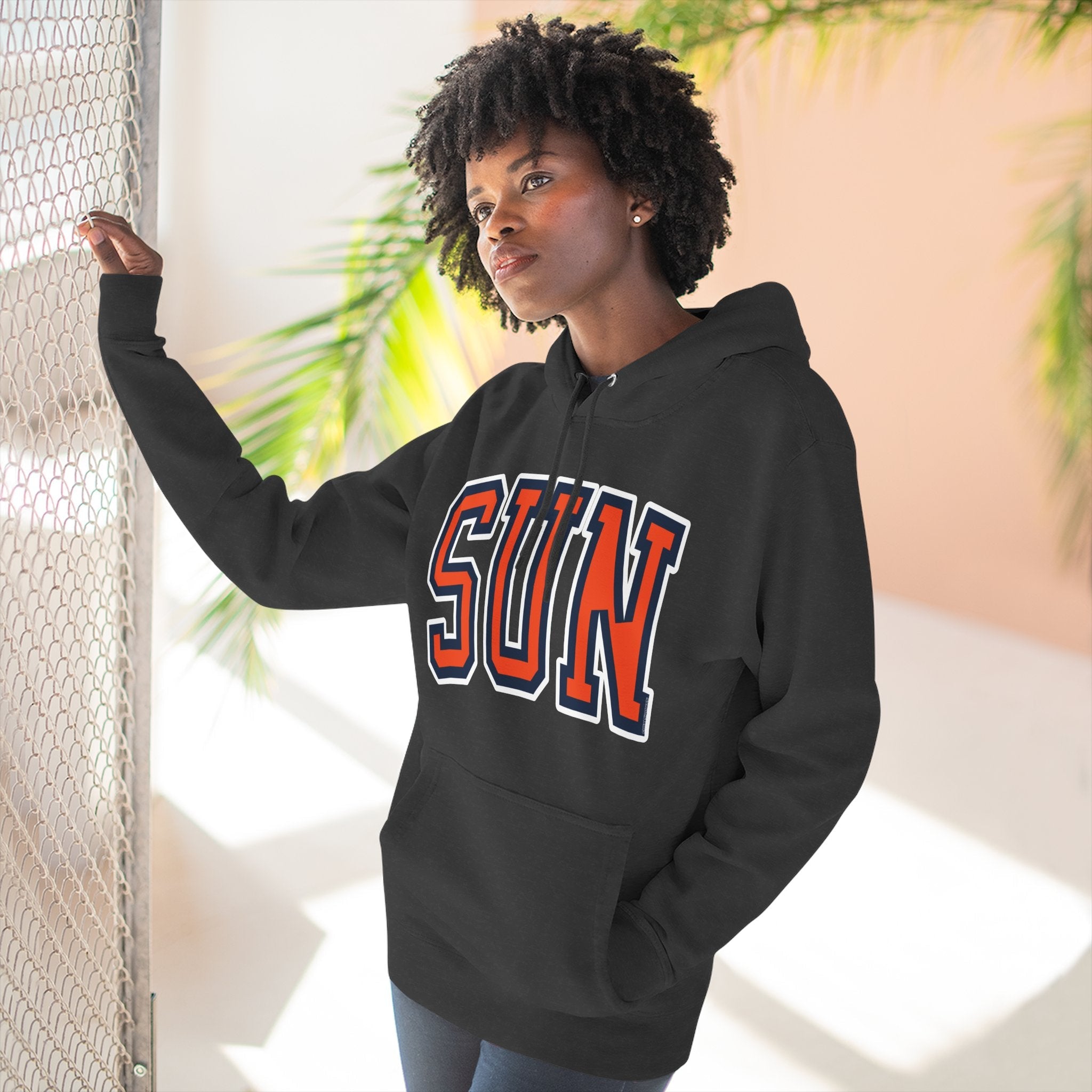 Sun Arch Premium Basketball Hoodie | Chix Sports