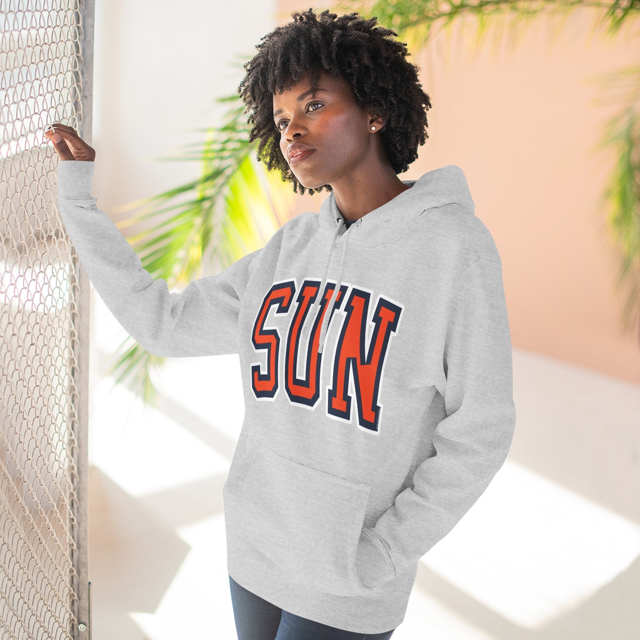 Sun Arch Premium Basketball Hoodie | Chix Sports