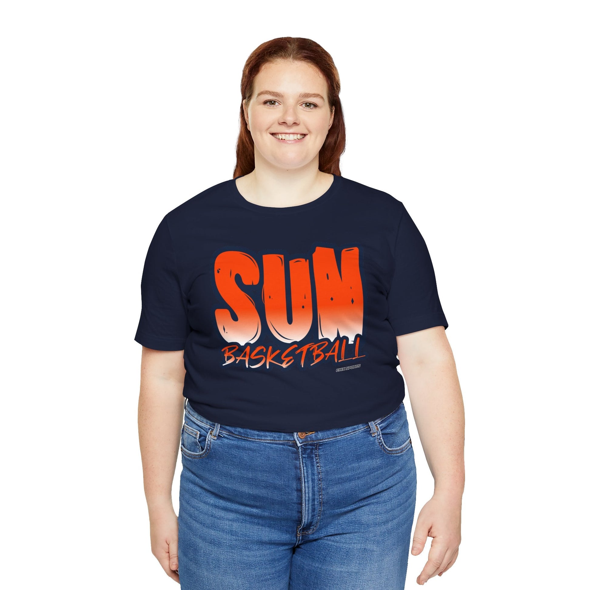 Sun Basketball Fade Unisex Jersey Shirt | Chix Sports