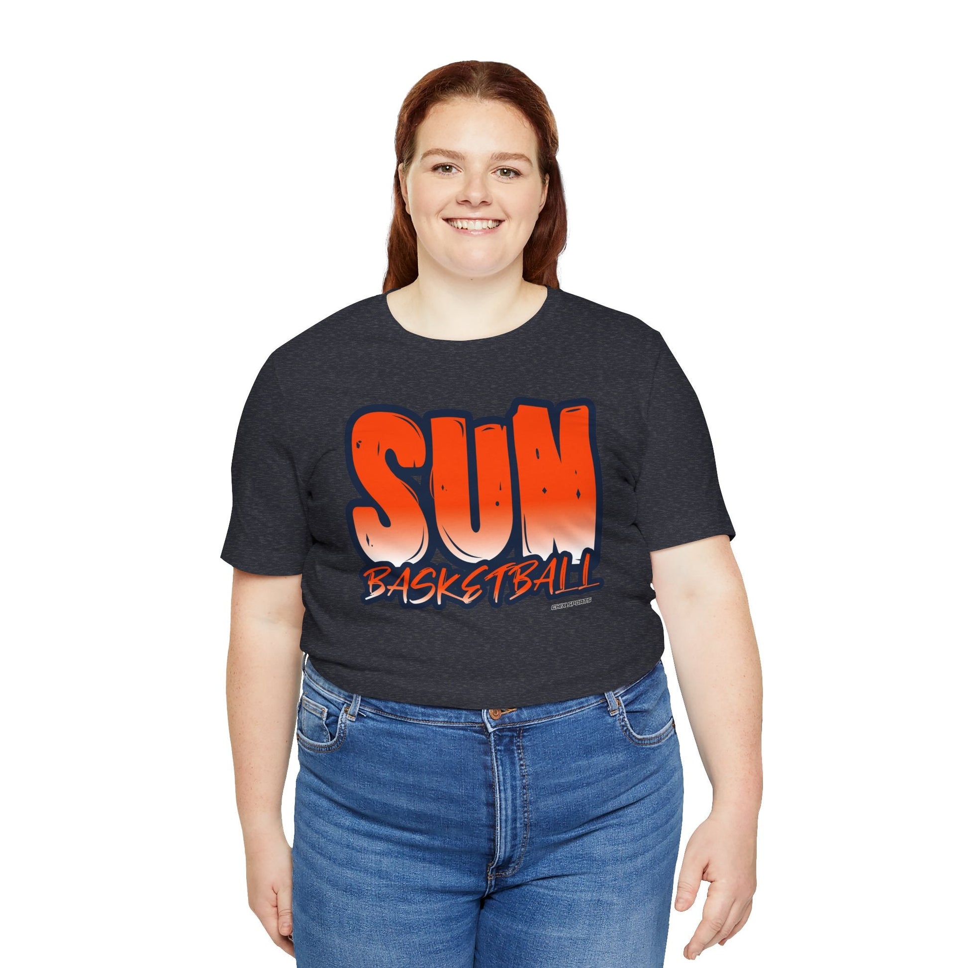 Sun Basketball Fade Unisex Jersey Shirt | Chix Sports