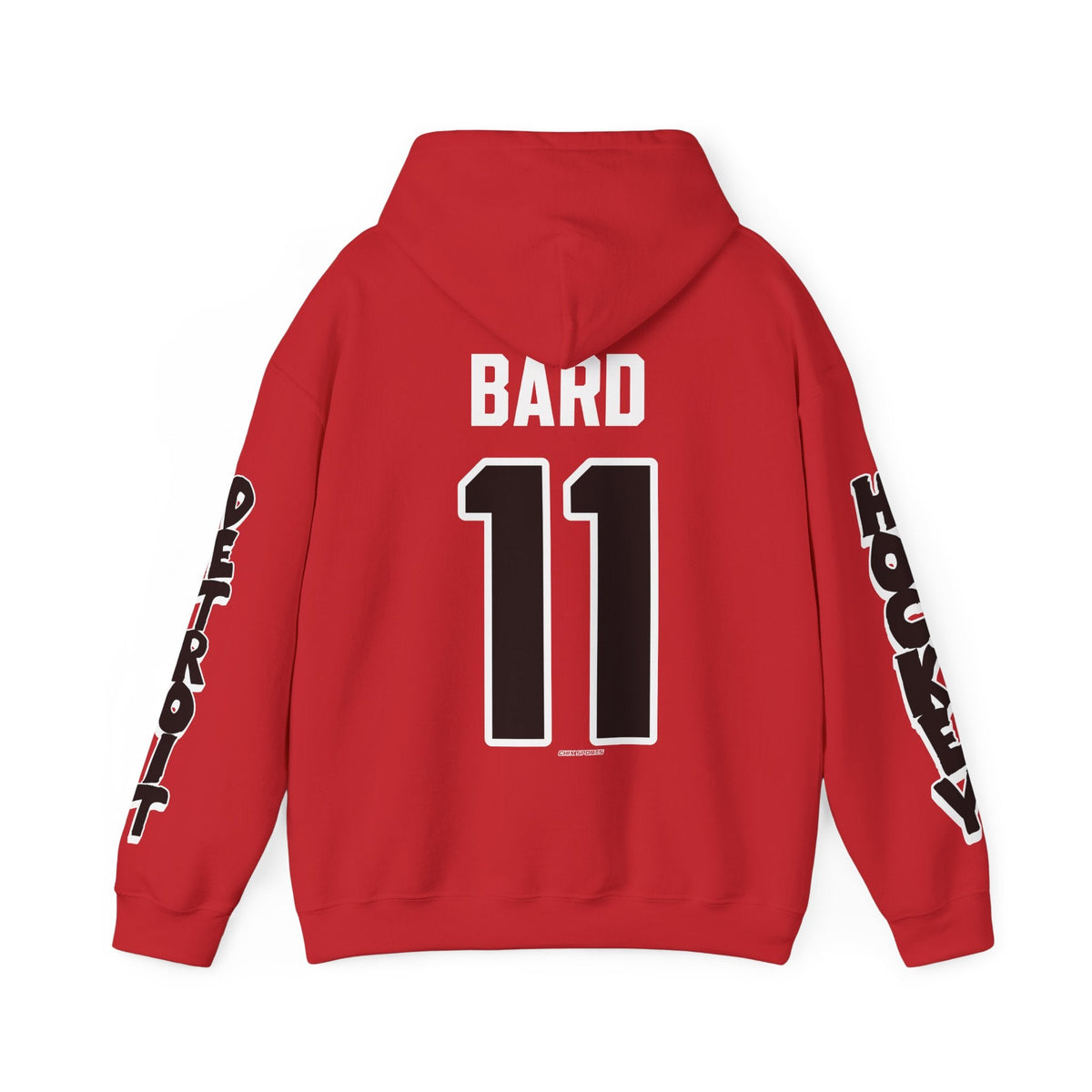 Sydney Bard Detroit Hockey Club Unisex Hoodie in Red | Chix Sports