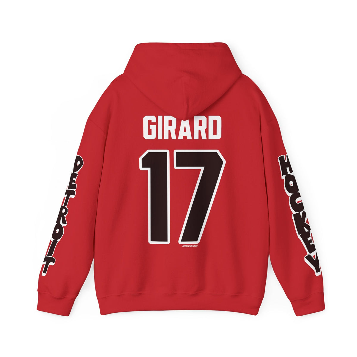 Taylor Girard Detroit Hockey Club Unisex Hoodie in Red | Chix Sports