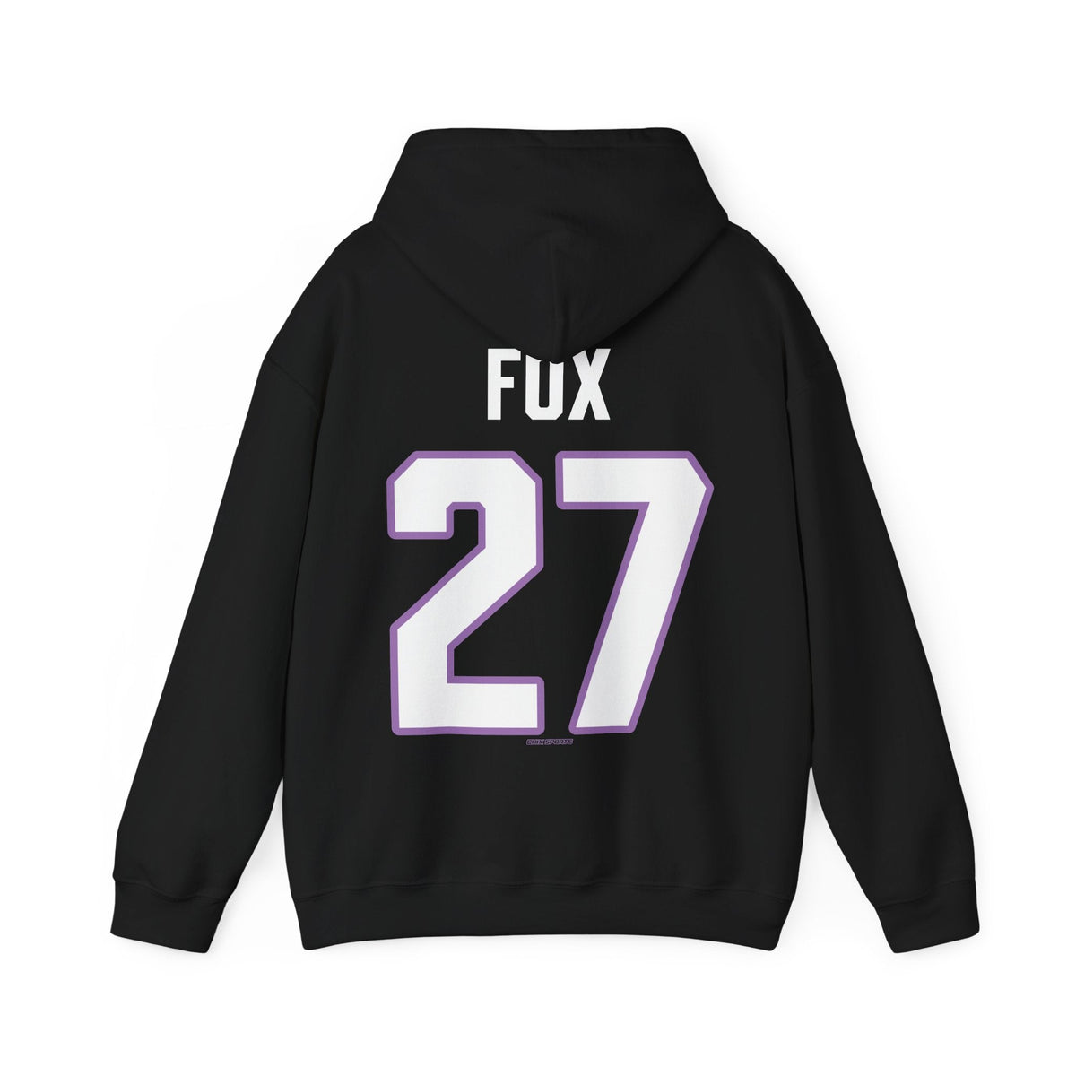Taylor Heise 27 Frost Unisex Hoodie (no sleeve print) in Black | Chix Sports