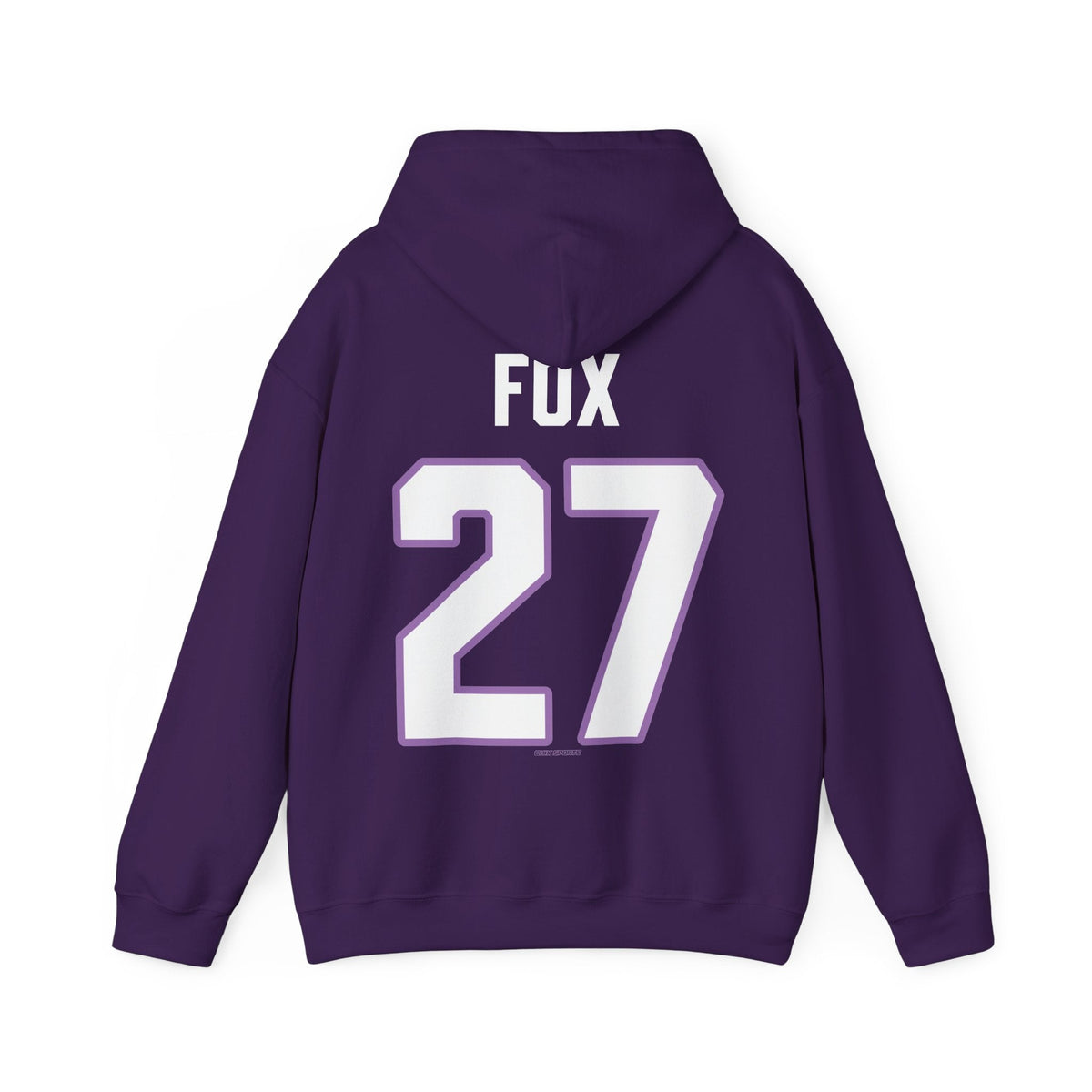Taylor Heise 27 Frost Unisex Hoodie (no sleeve print) in Purple | Chix Sports