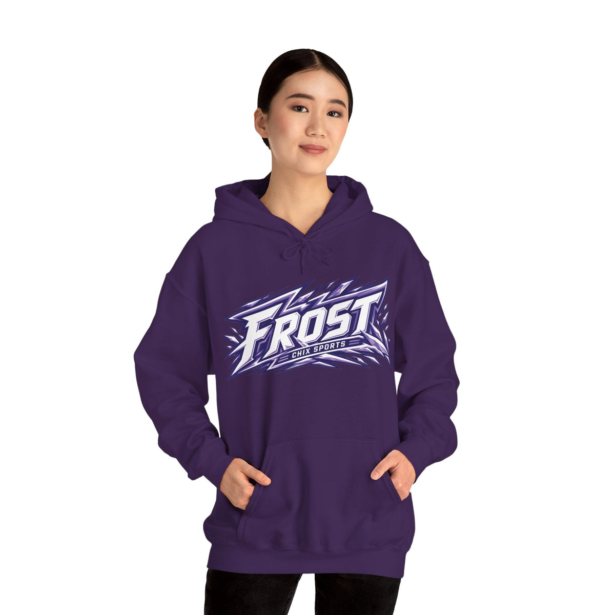 Taylor Heise 27 Frost Unisex Hoodie (no sleeve print) in Sand | Chix Sports