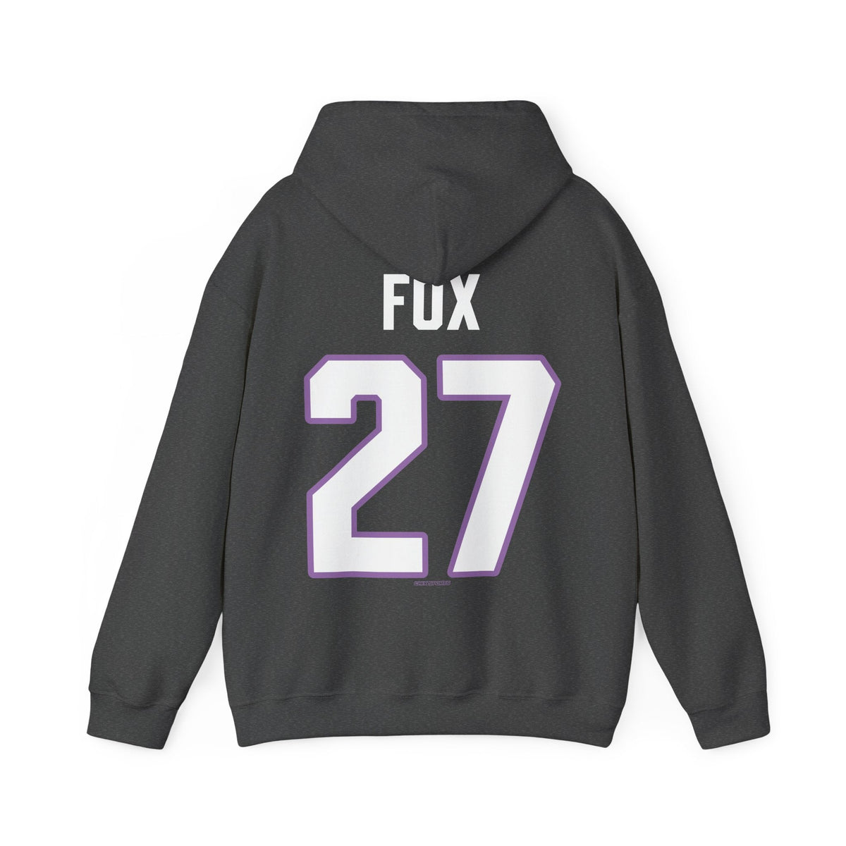 Taylor Heise 27 Frost Unisex Hoodie (no sleeve print) in Dark Heather | Chix Sports