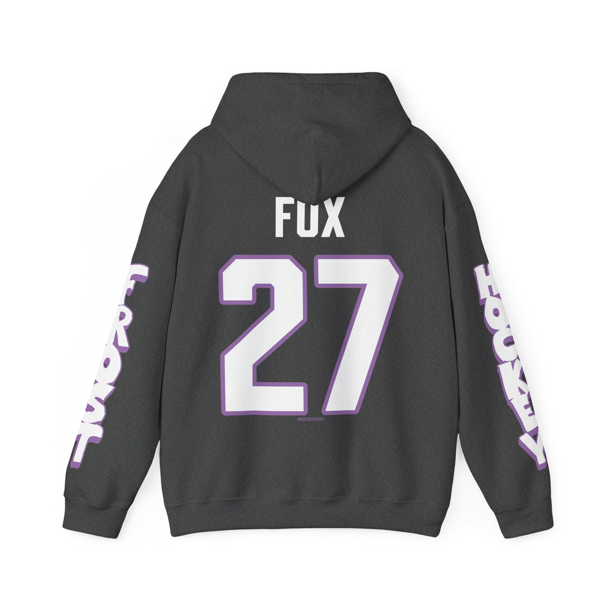 Taylor (Heise) Fox Frost Unisex Hoodie in Dark Heather | Chix Sports