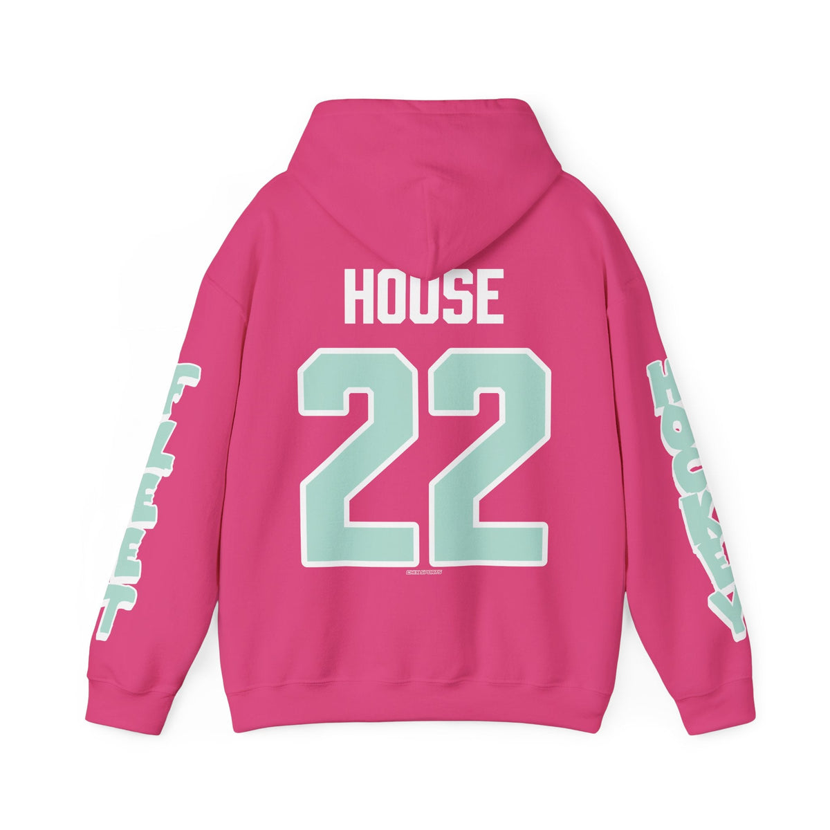 Taylor House Unisex Fleet Hoodie in Heliconia | Chix Sports