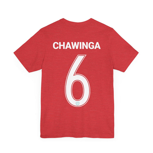 Temwa Chawinga Current Soccer Soft Poly - blend T-shirt | Chix Sports