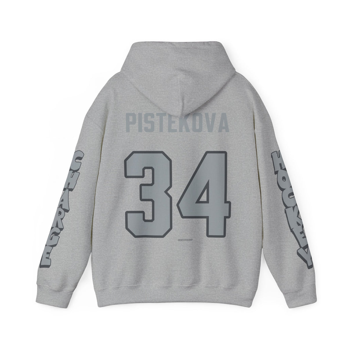 Tereza Pistekova Charge Unisex Hoodie in Sport Grey | Chix Sports