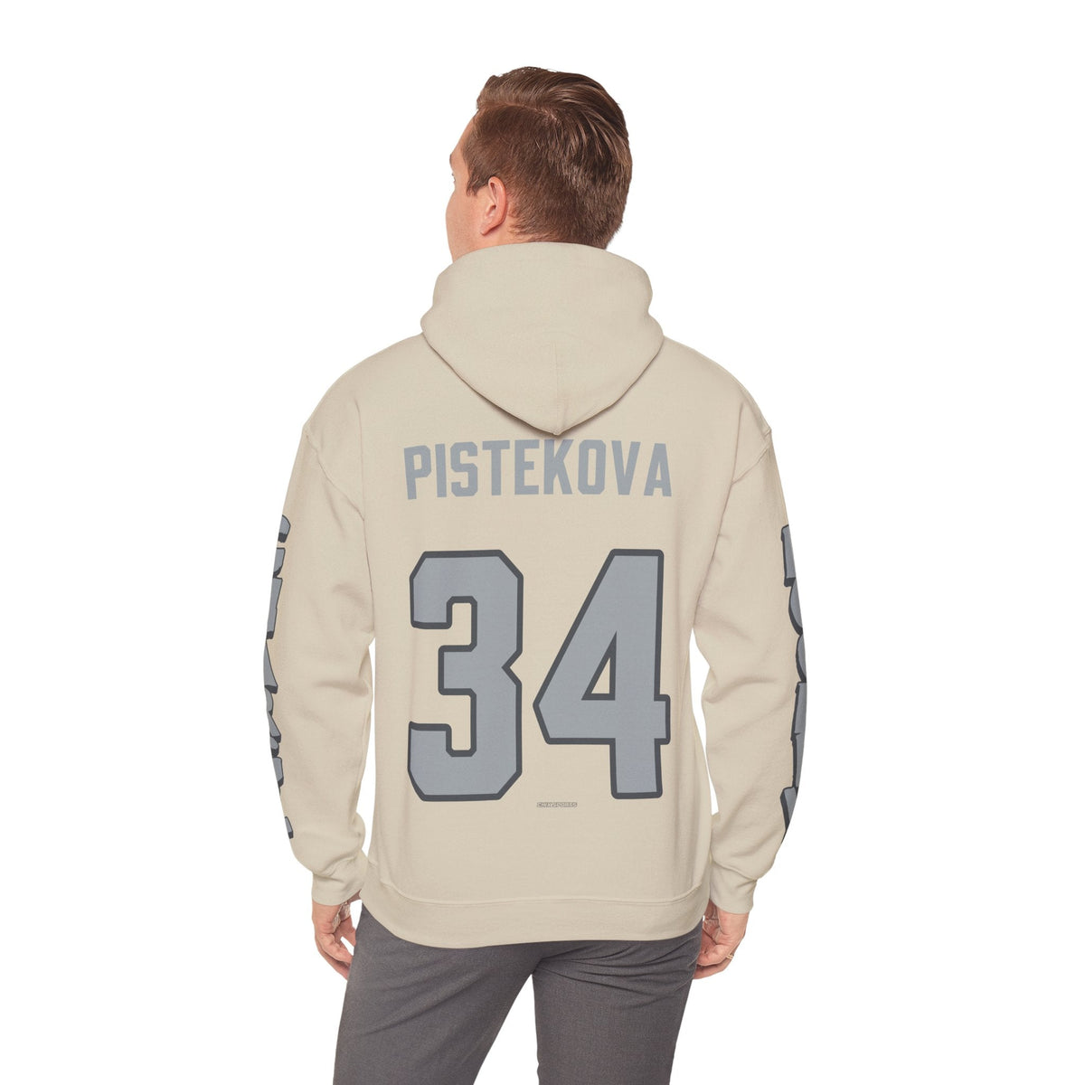 Tereza Pistekova Charge Unisex Power Hoodie in Gold | Chix Sports