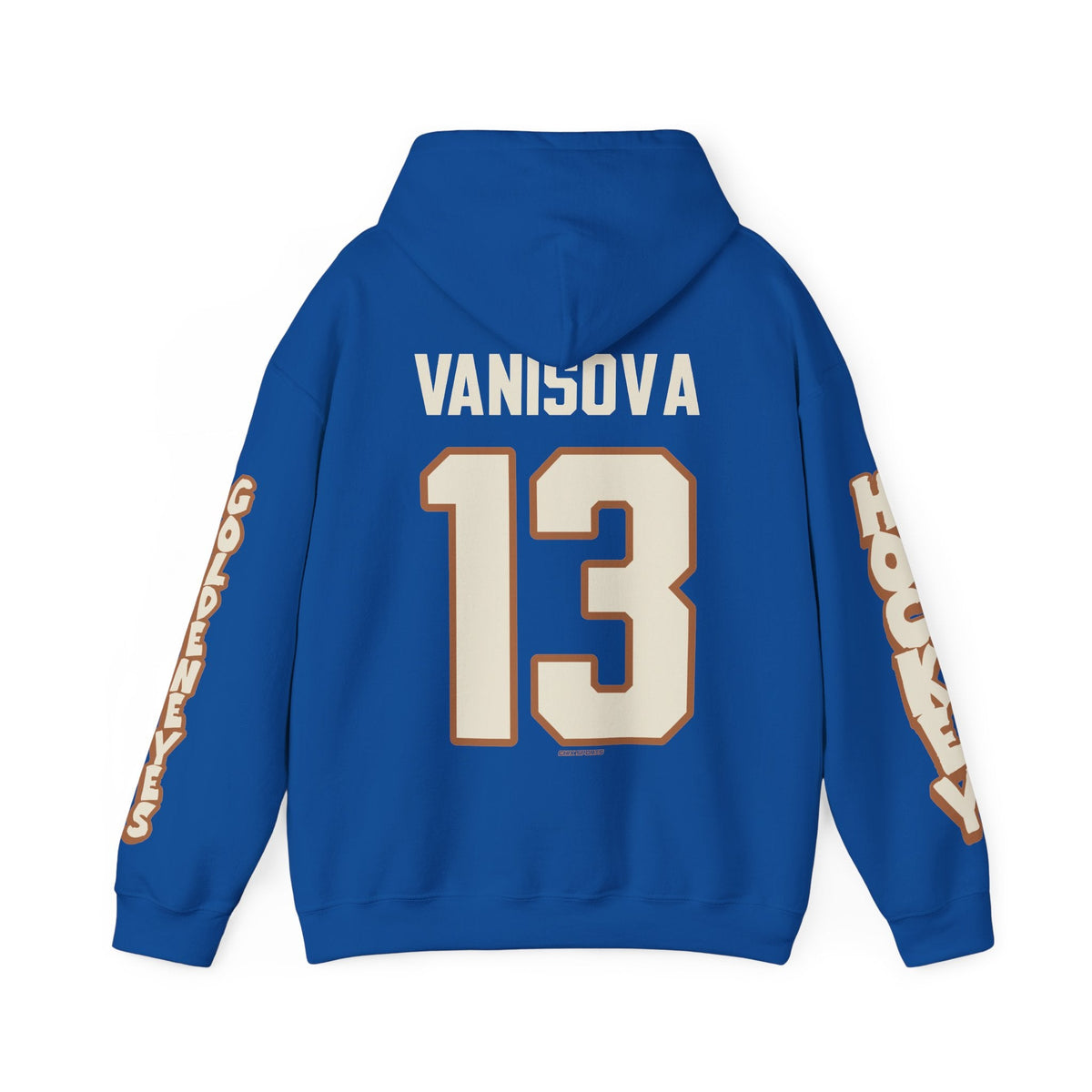 Tereza Vanisova Goldeneyes Unisex Hoodie in Royal | Chix Sports