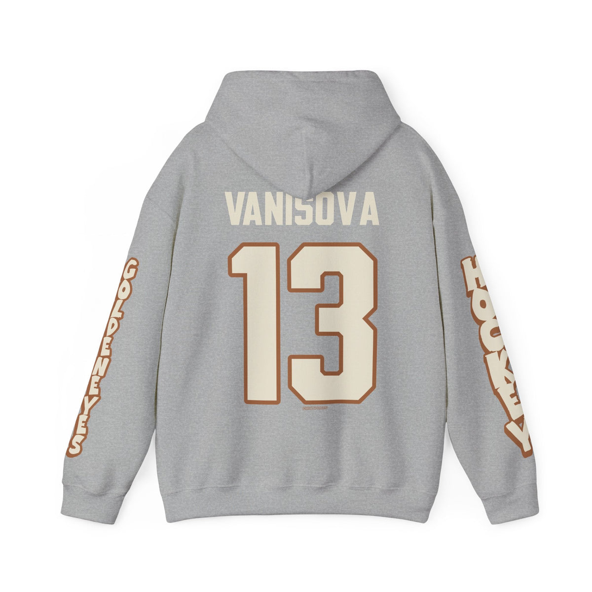 Tereza Vanisova Goldeneyes Unisex Hoodie in Sport Grey | Chix Sports