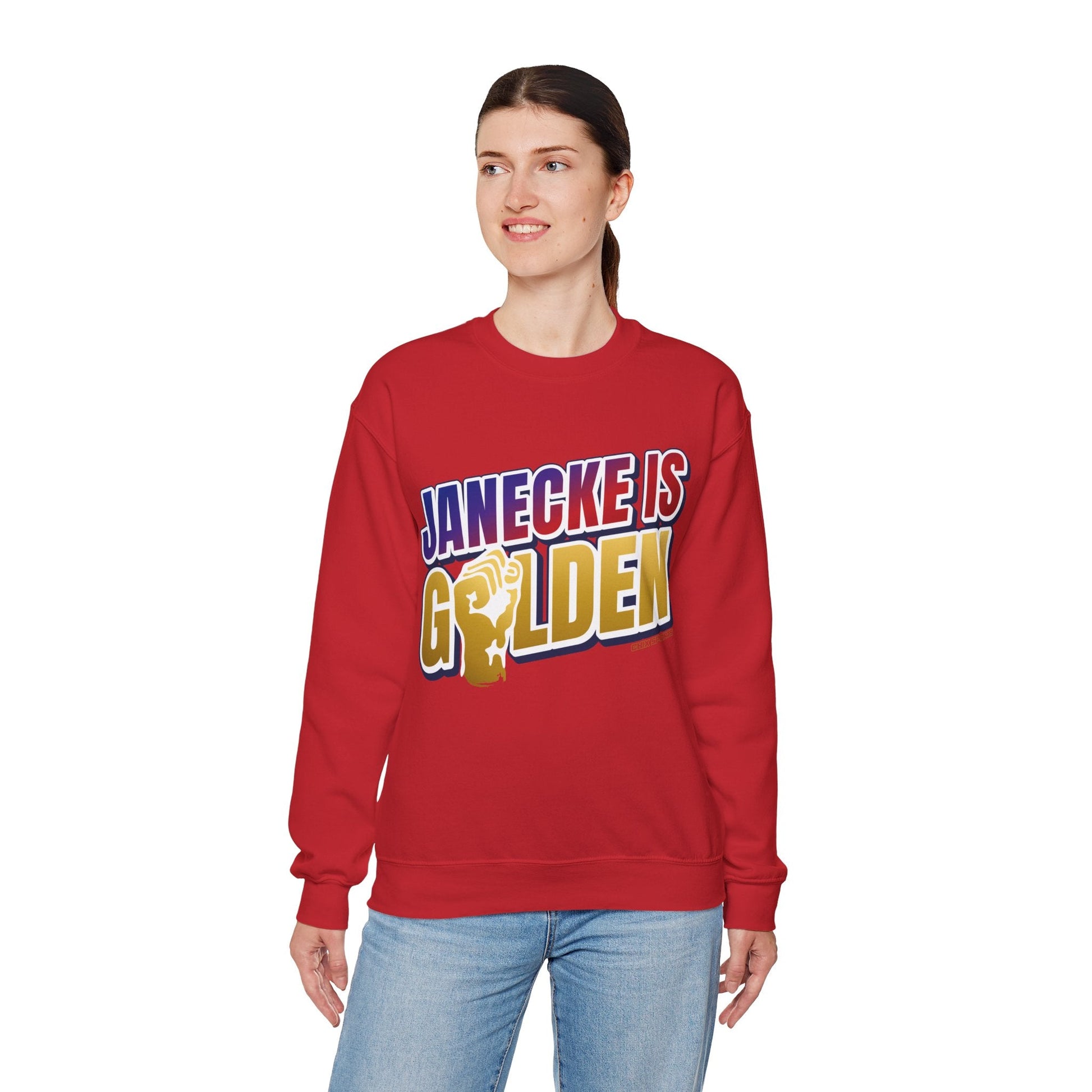 Tessa Janecke Golden USA Women's Hockey Unisex Sweatshirt | Chix Sports