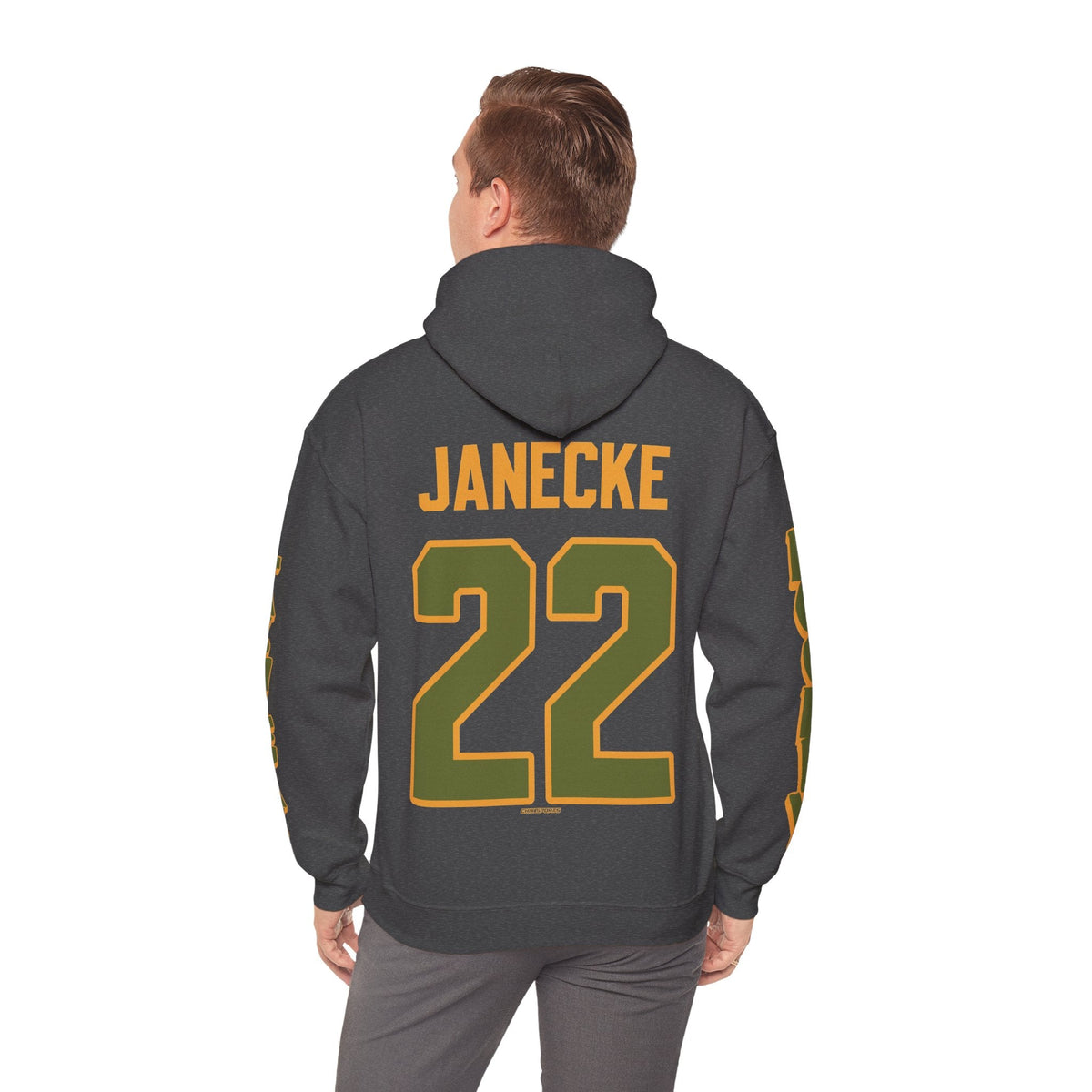 Tessa Janecke Las Vegas Women's Hockey Unisex Hoodie in Military Green | Chix Sports