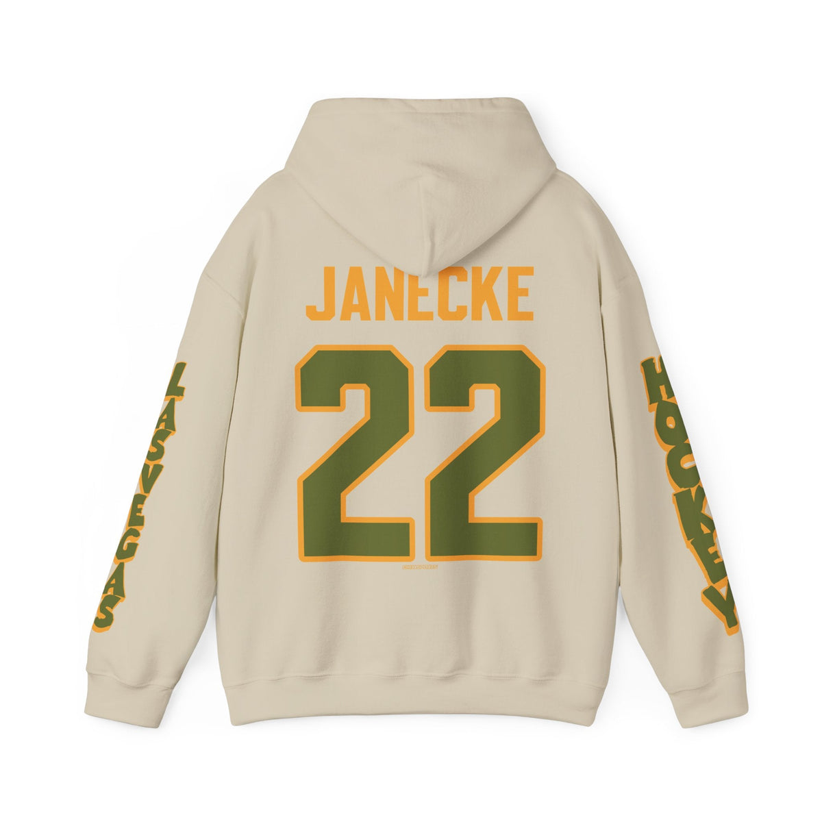 Tessa Janecke Las Vegas Women's Hockey Unisex Hoodie in Sand | Chix Sports