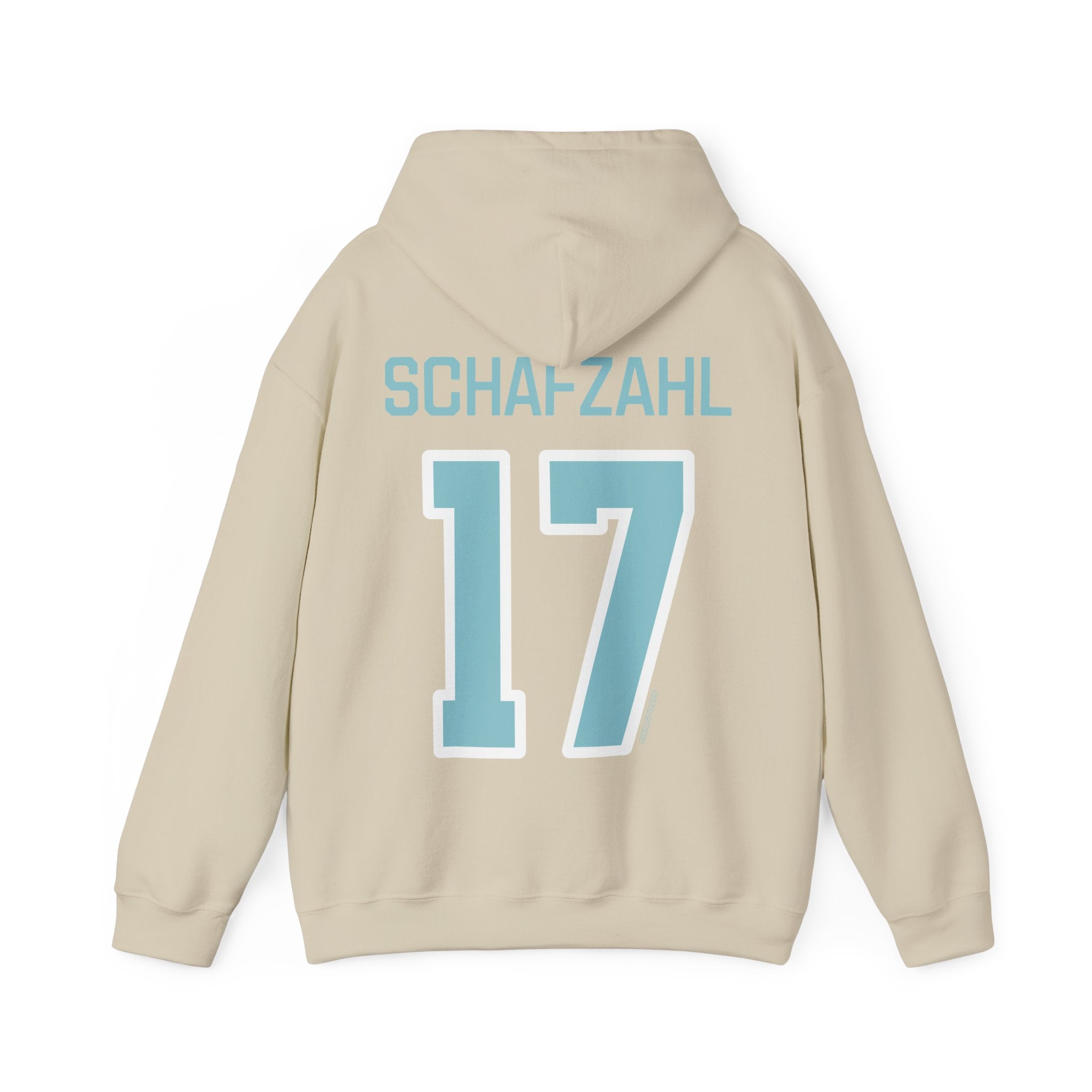 Theresa Schafzahl 17 Heavy Fleet Hoodie - No Sleeve Print | Chix Sports