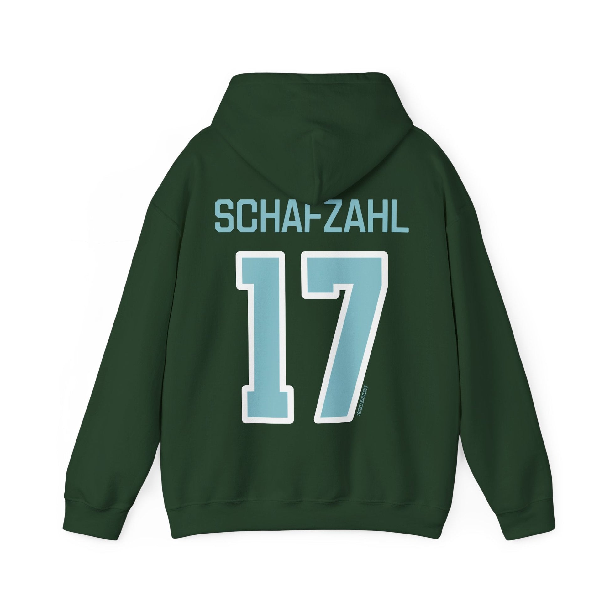 Theresa Schafzahl 17 Heavy Fleet Hoodie - No Sleeve Print | Chix Sports