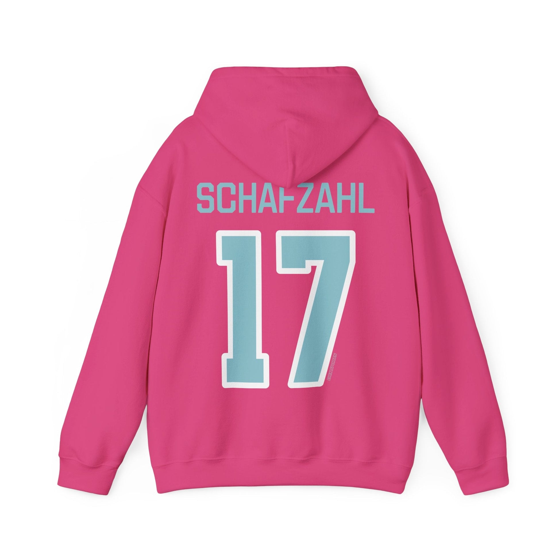 Theresa Schafzahl 17 Heavy Fleet Hoodie - No Sleeve Print | Chix Sports