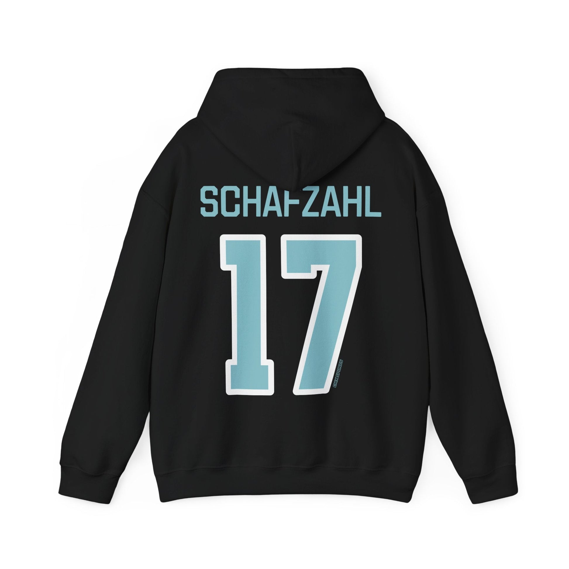 Theresa Schafzahl 17 Heavy Fleet Hoodie - No Sleeve Print | Chix Sports