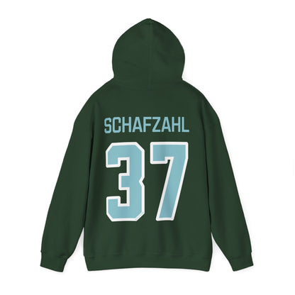 Theresa Schafzahl 37 Heavy Fleet Hoodie - No Sleeve Print | Chix Sports