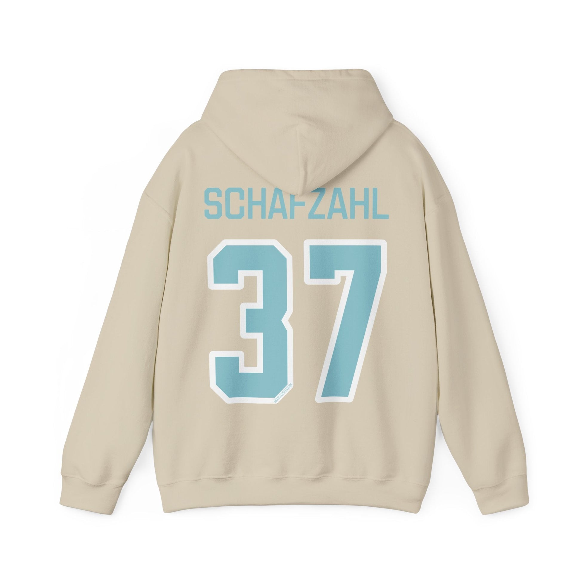 Theresa Schafzahl 37 Heavy Fleet Hoodie - No Sleeve Print | Chix Sports