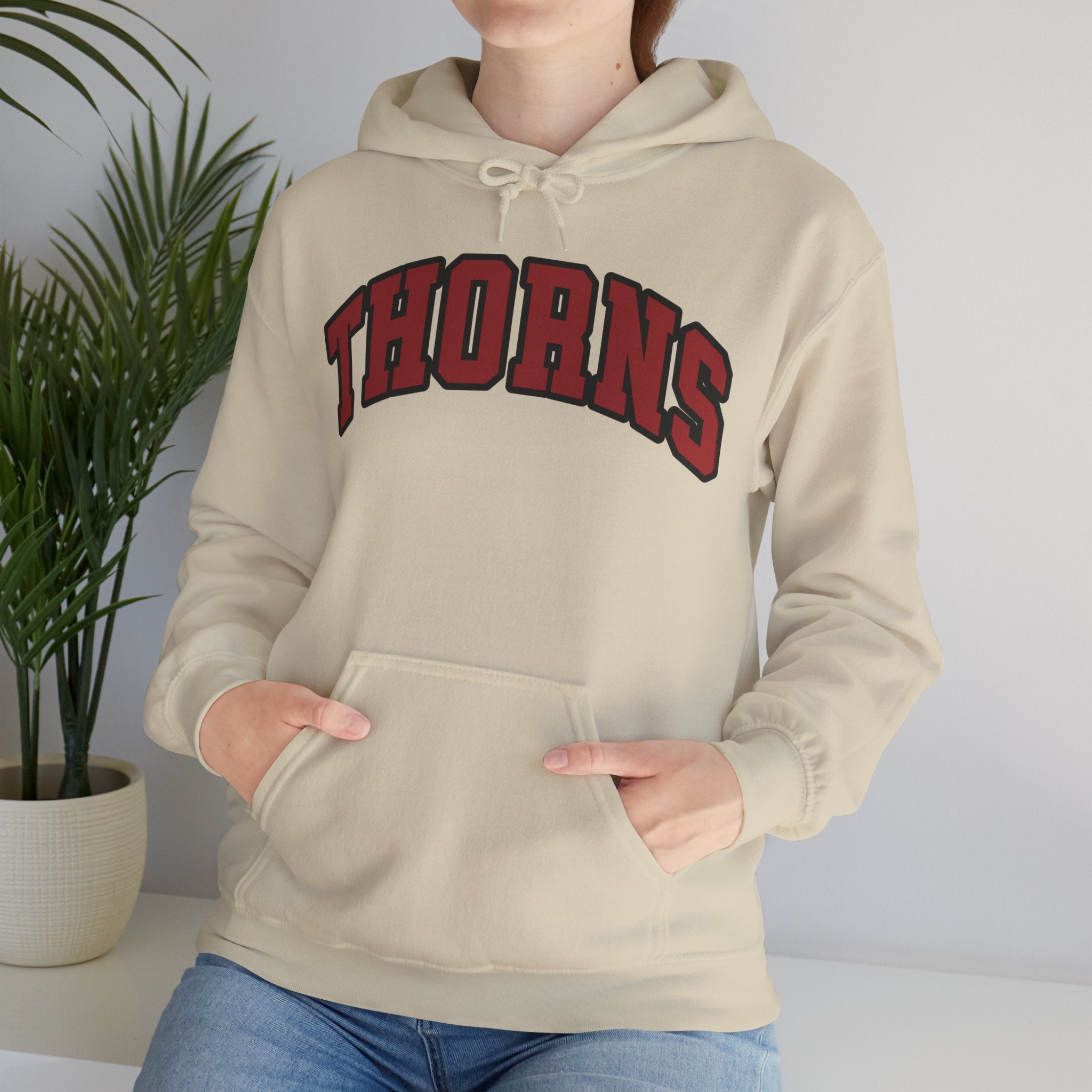 Thorns Soccer Unisex Varsity Heavy Hoodie | Chix Sports