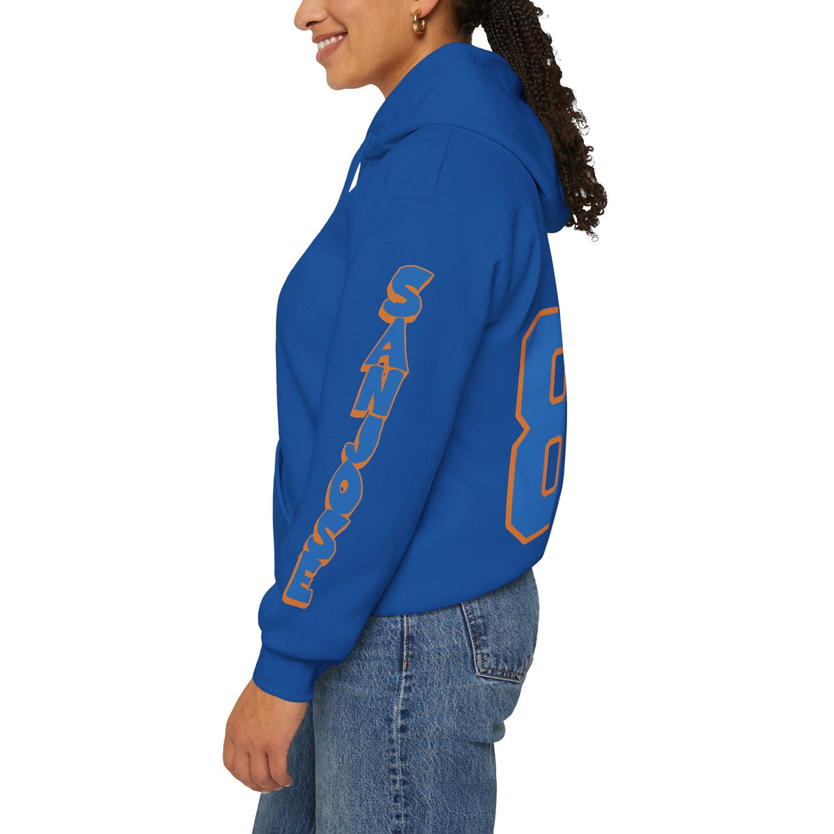 Tia Chan San Jose Women's Hockey Unisex Hoodie in Royal | Chix Sports