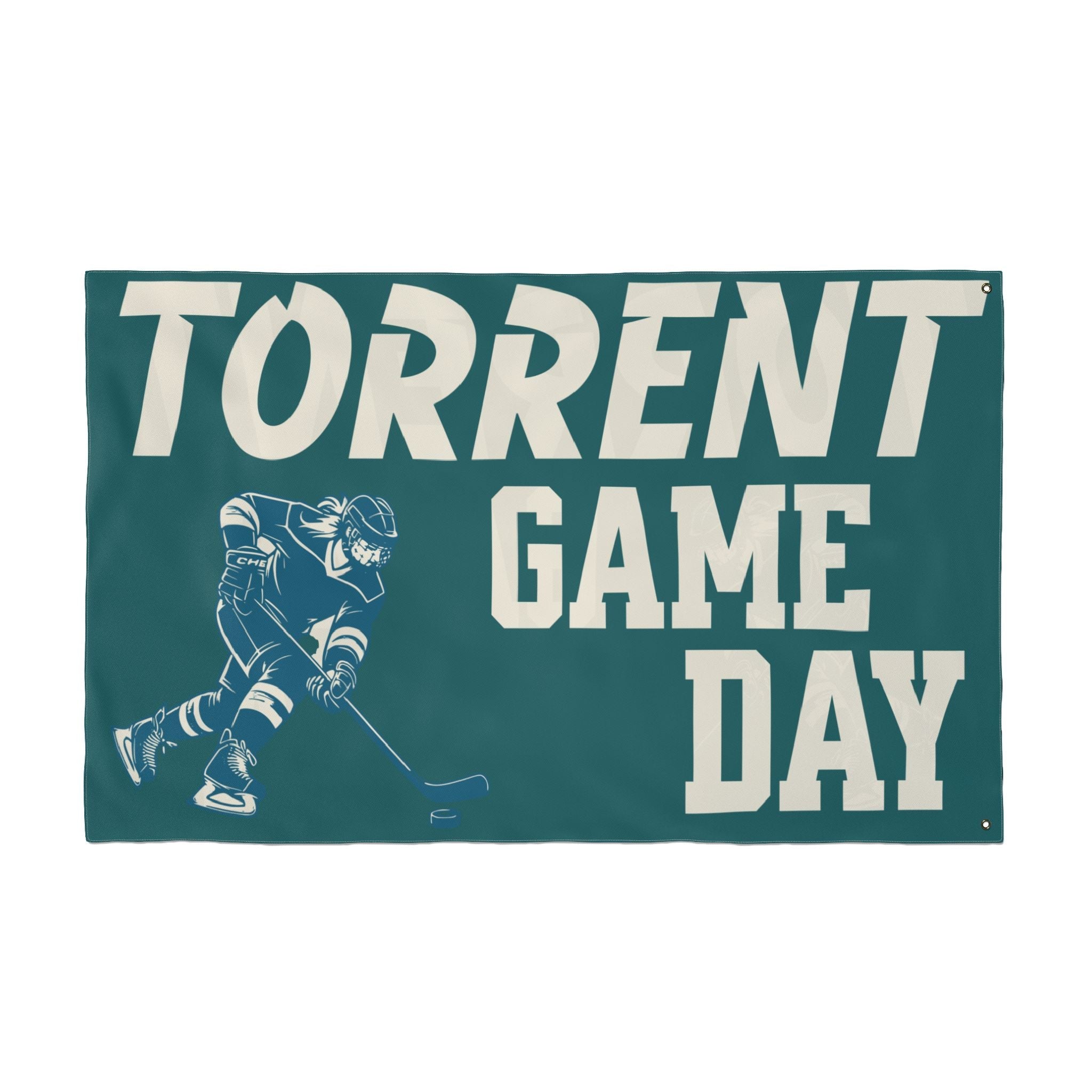 Torrent Hockey 60 x 36 Double - Sided Flag | Chix Sports
