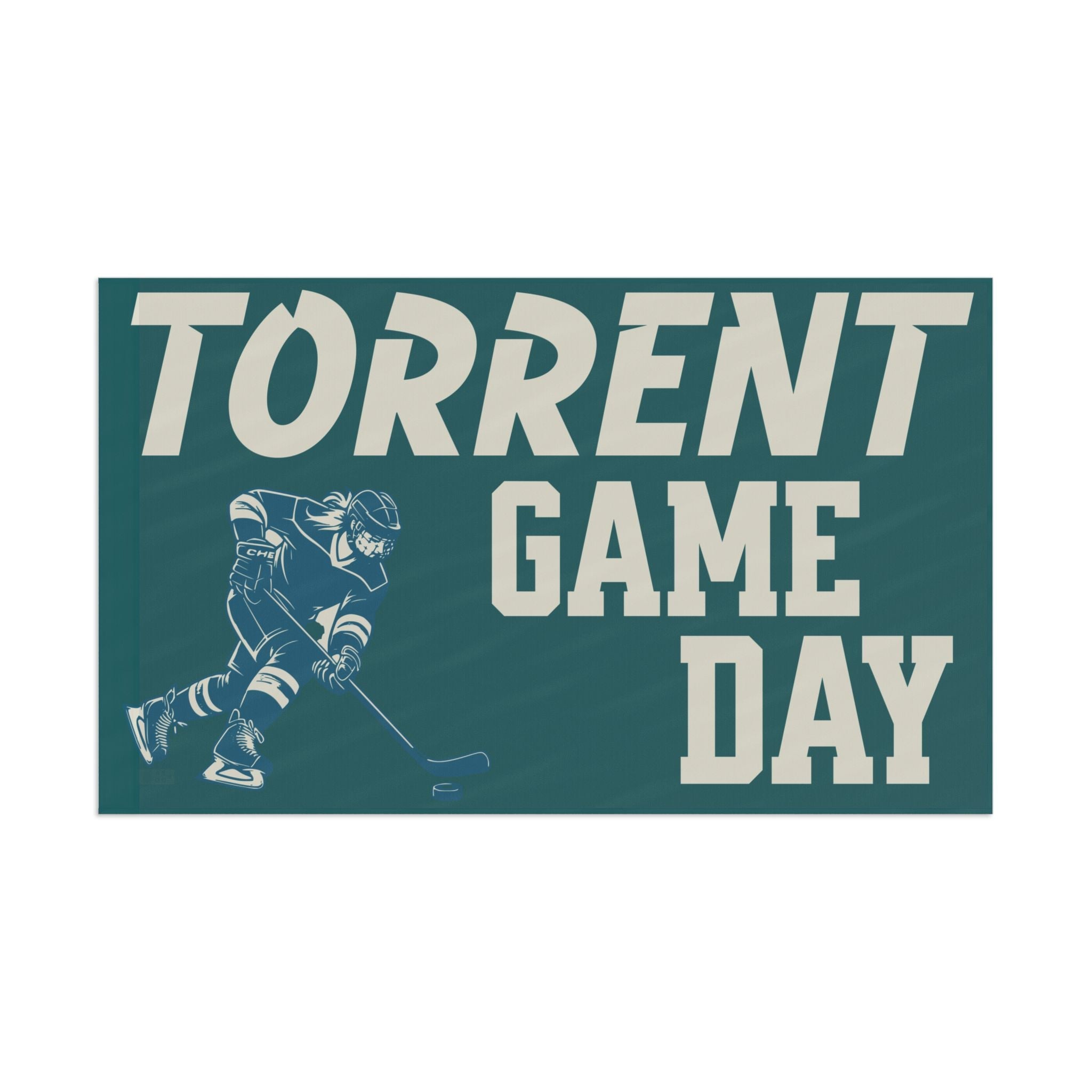 Torrent Hockey 60 x 36 Single - Sided Flag | Chix Sports