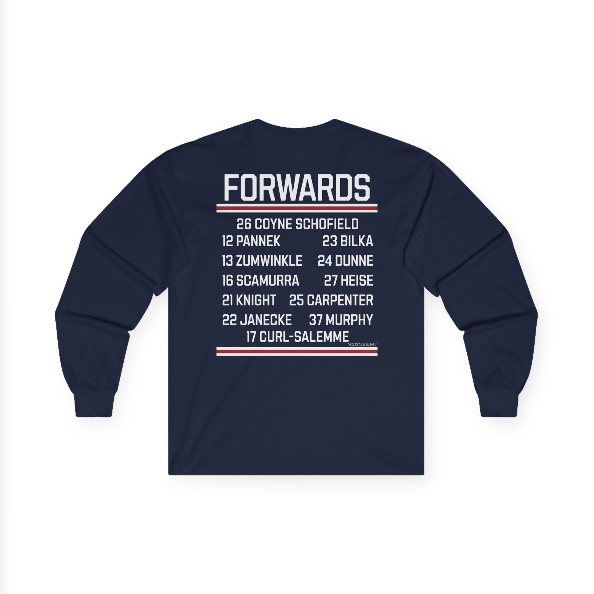 USA Women's Hockey Forwards Unisex Long Sleeve Shirt | Chix Sports