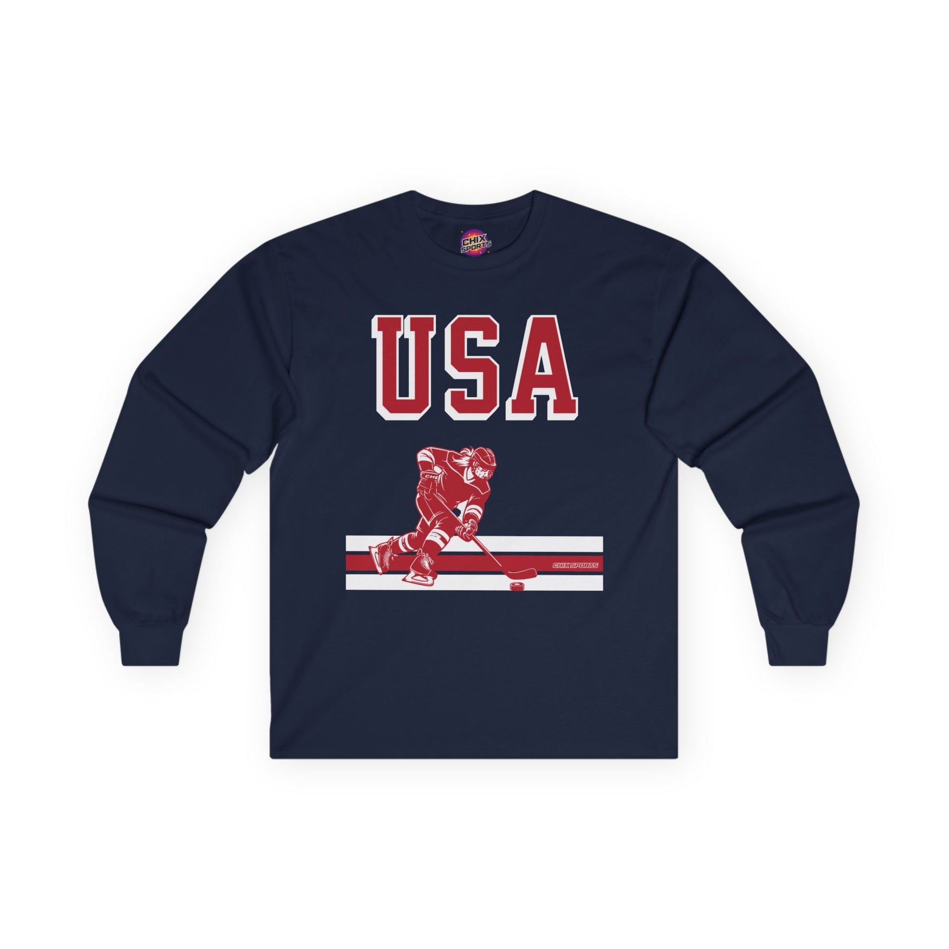 USA Women's Hockey Forwards Unisex Long Sleeve Shirt | Chix Sports