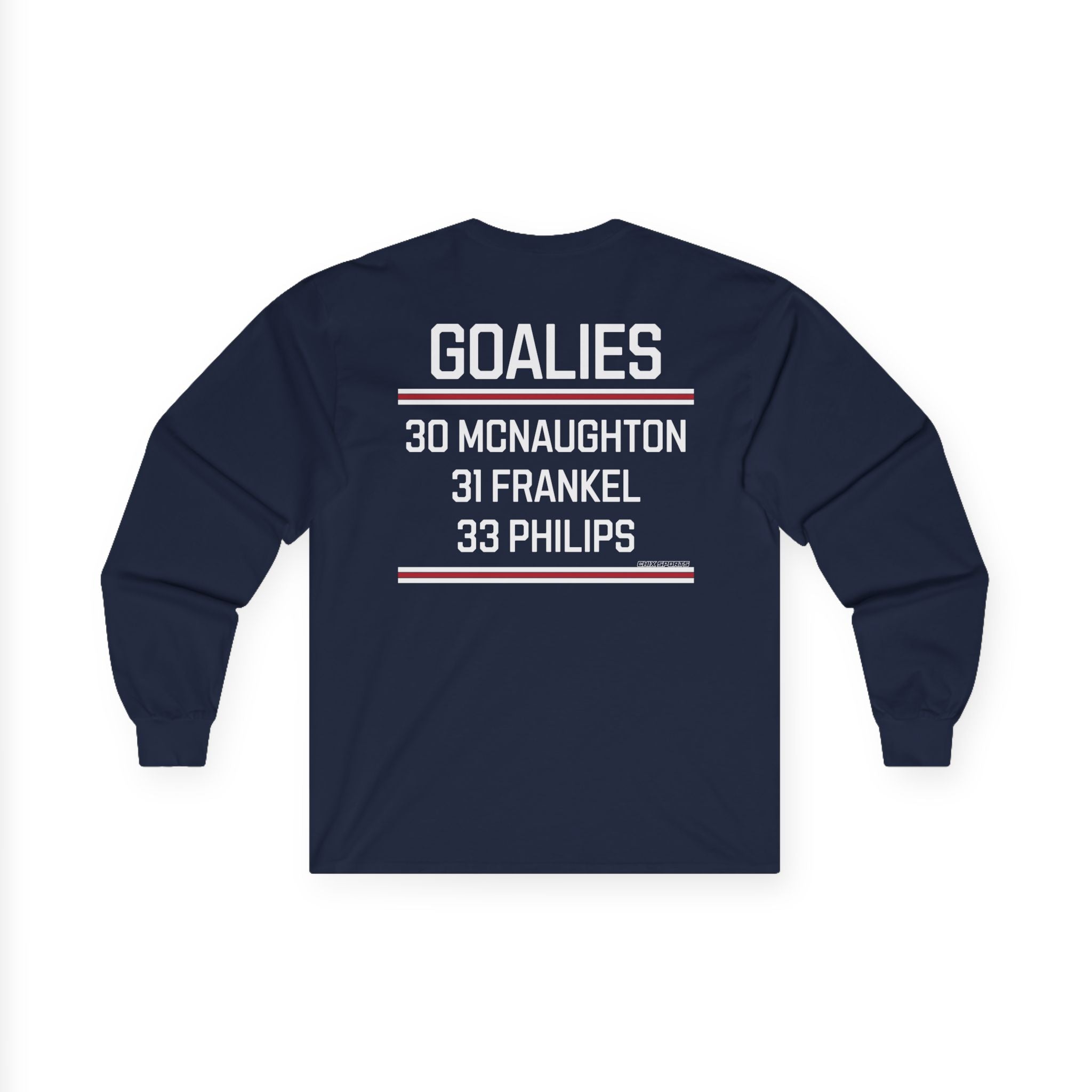 USA Women's Hockey Goalies Unisex Long Sleeve Shirt | Chix Sports