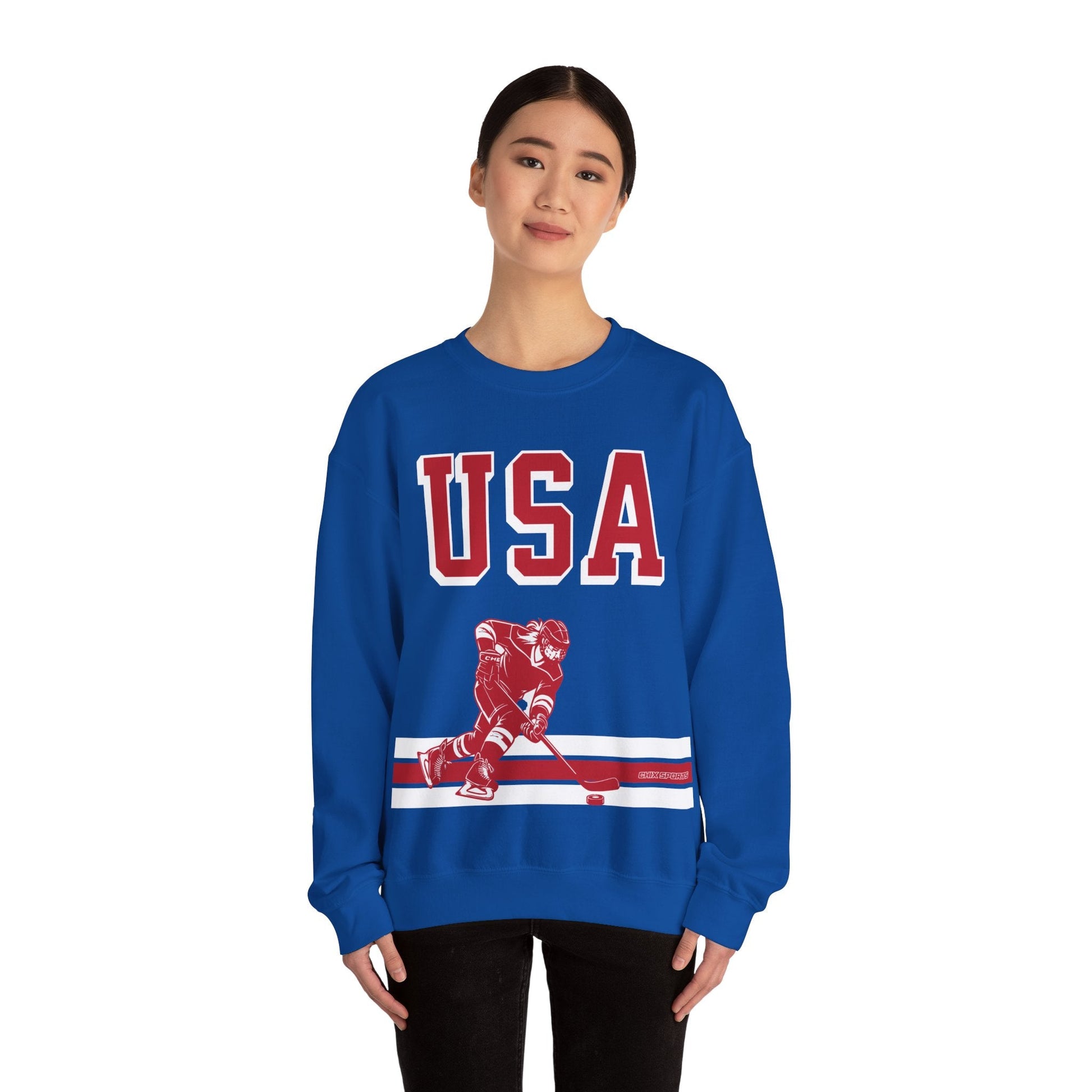 USA Women's Hockey Goalies Unisex Sweatshirt | Chix Sports
