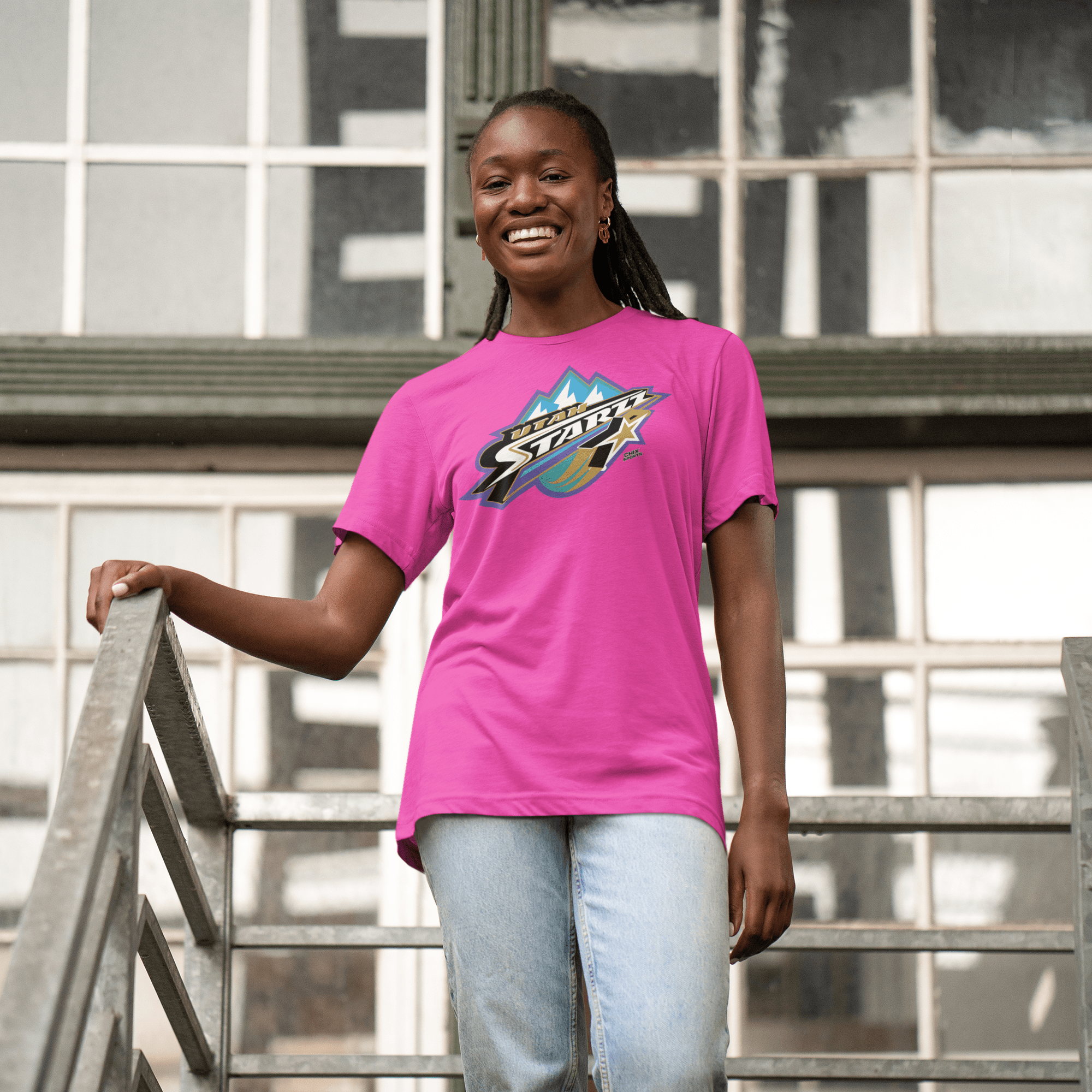 Utah Starzz Vintage WNBA League Throwback T-shirt | Chix Sports