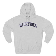 Valkyries Premium Unisex Hoodie in Heather Grey | Chix Sports