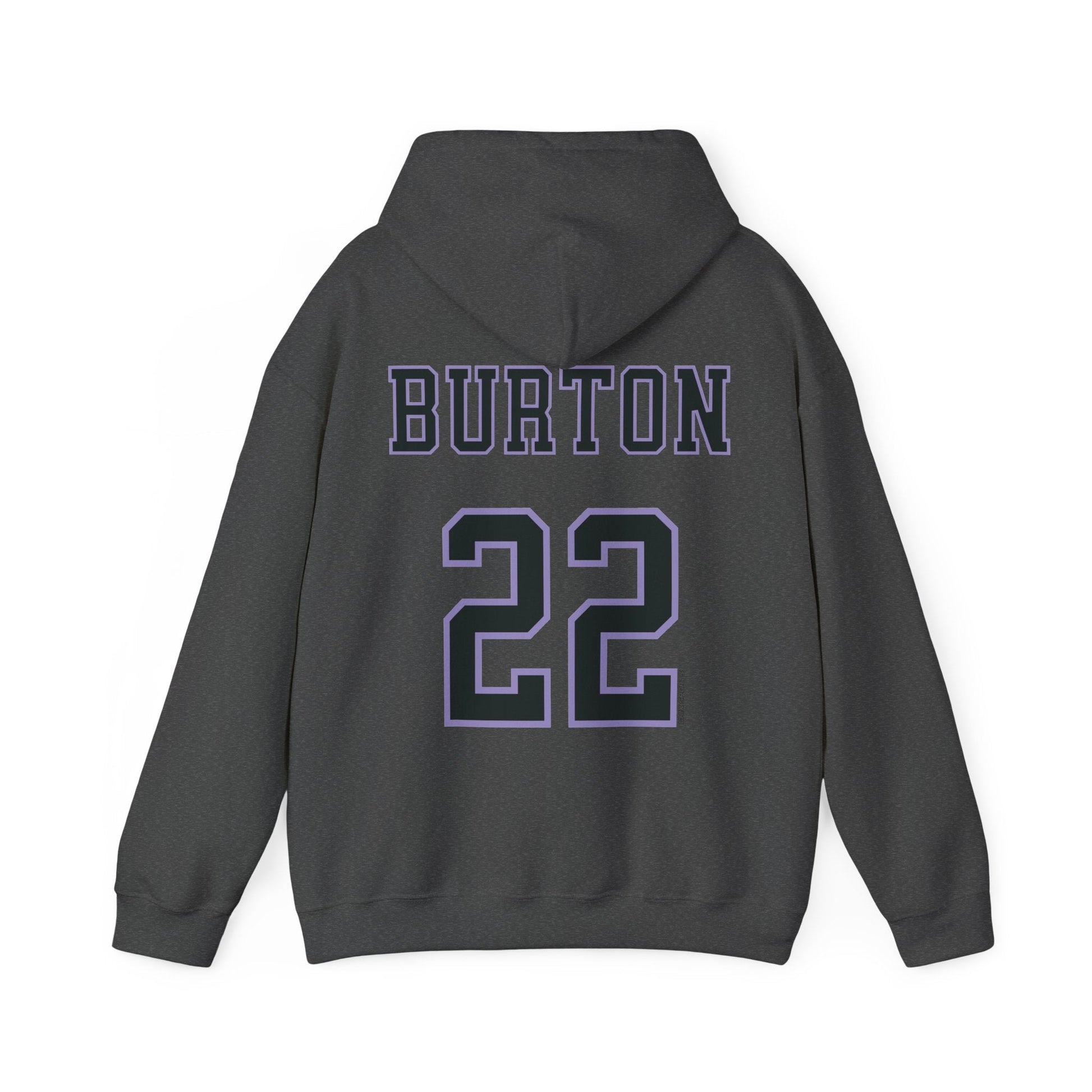 Veronica Burton Valkyries Unisex Jersey Hoodie in Dark Heather | Chix Sports