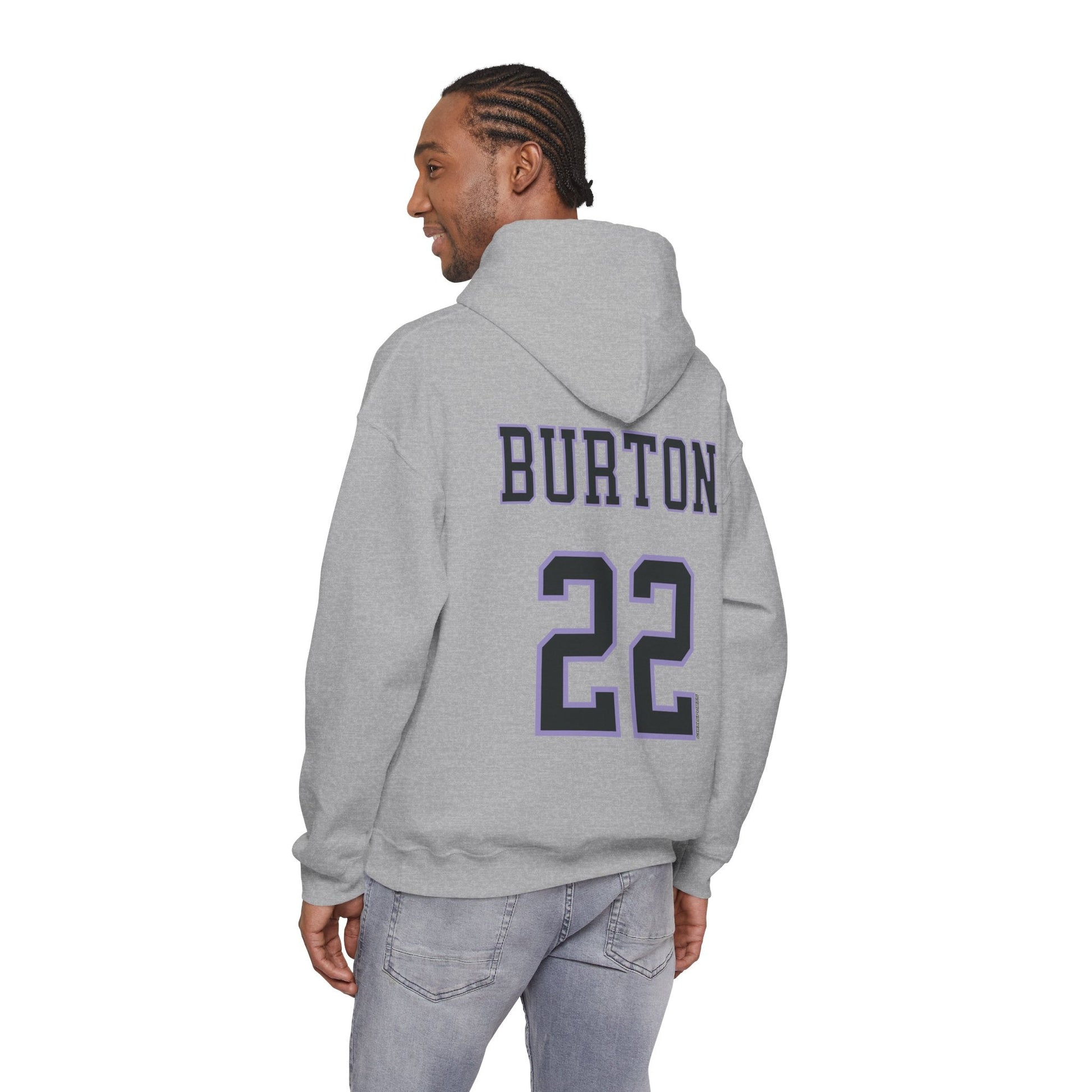 Veronica Burton Valkyries Unisex Jersey Hoodie in Purple | Chix Sports