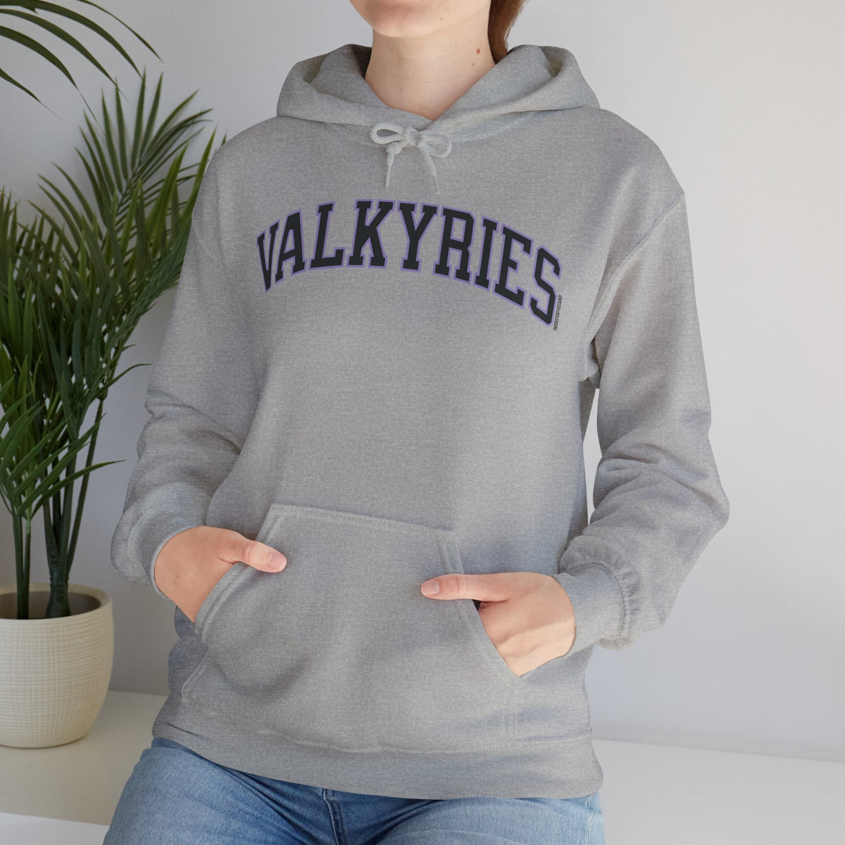 Veronica Burton Valkyries Unisex Jersey Hoodie in Purple | Chix Sports