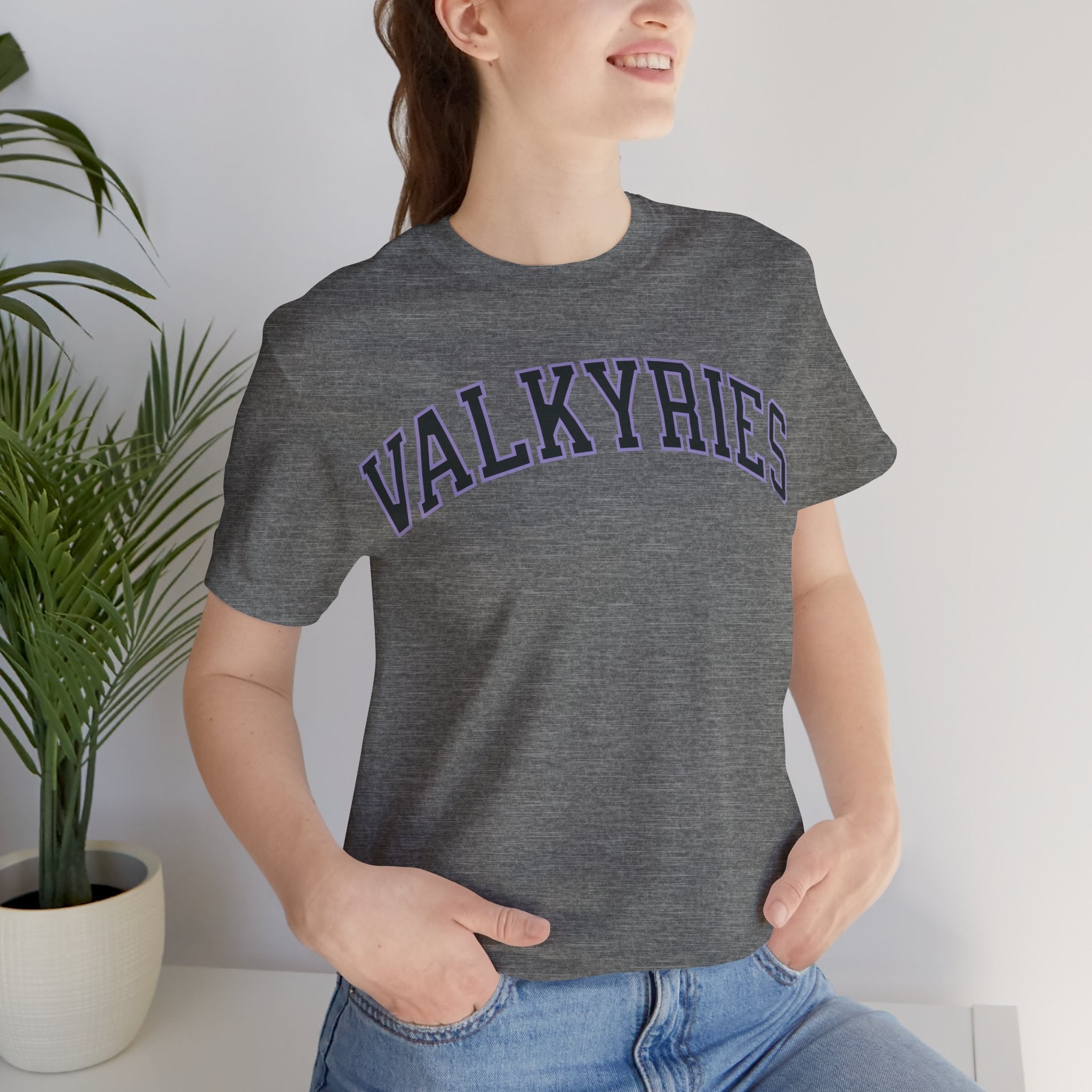 Veronica Burton Valkyries Unisex Jersey T-shirt | Chix Sports