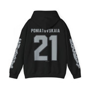 Vita Poniatovskaia Charge Unisex Hoodie in Black | Chix Sports