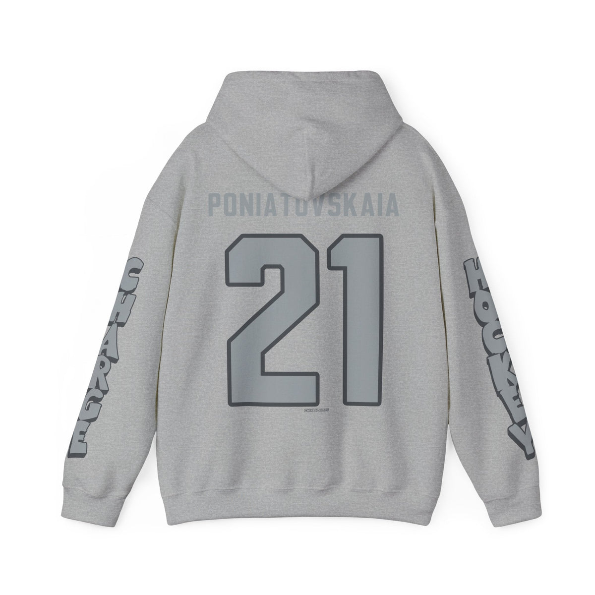 Vita Poniatovskaia Charge Unisex Hoodie in Sport Grey | Chix Sports