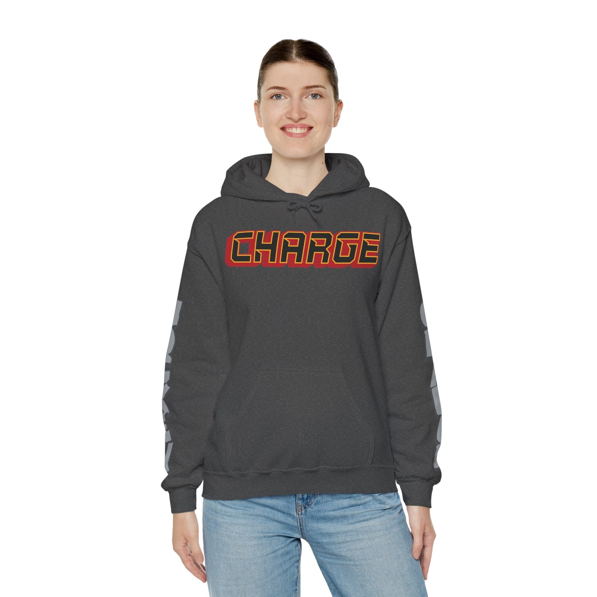 Vita Poniatovskaia Charge Unisex Hoodie in Gold | Chix Sports