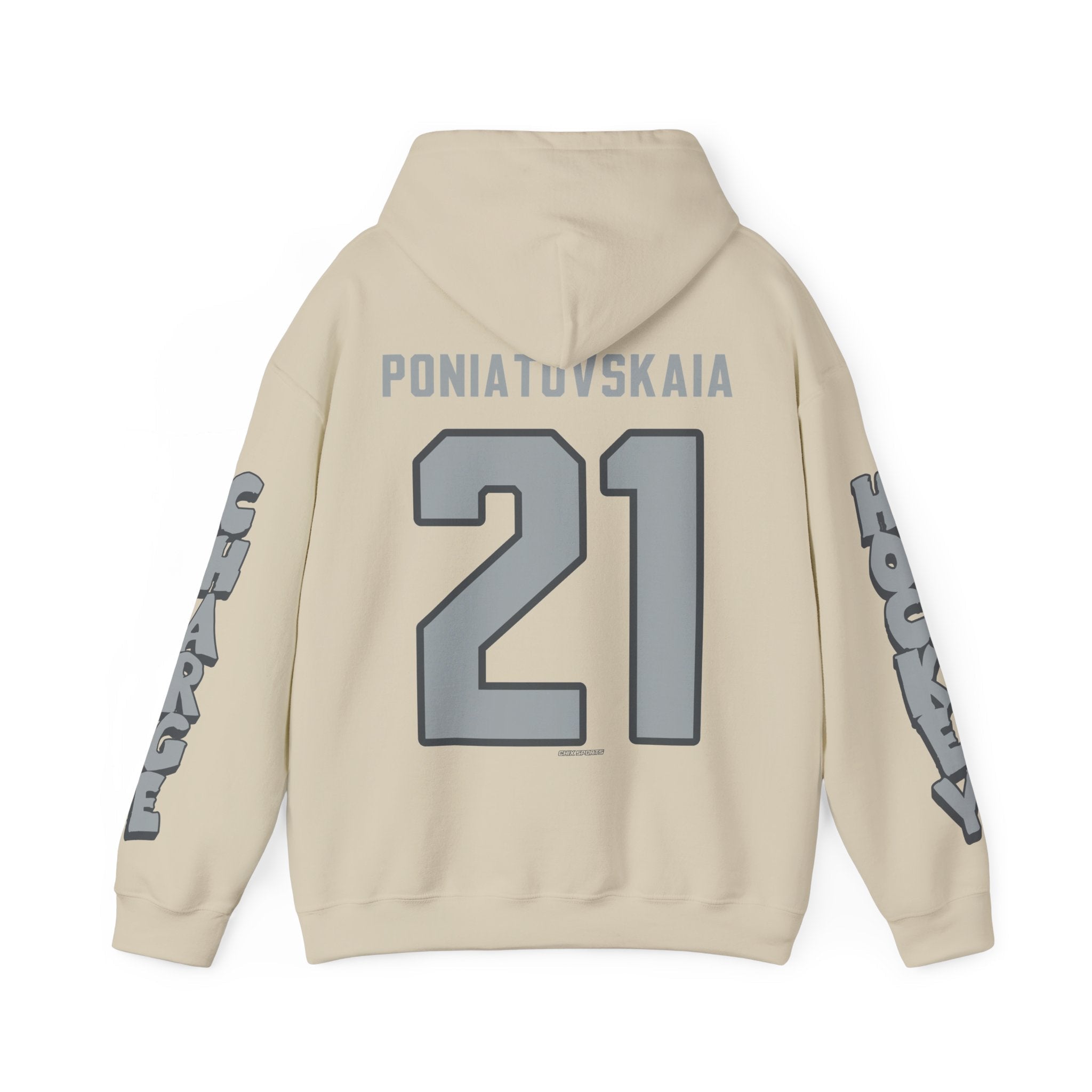 Vita Poniatovskaia Charge Unisex Hoodie in Sand | Chix Sports