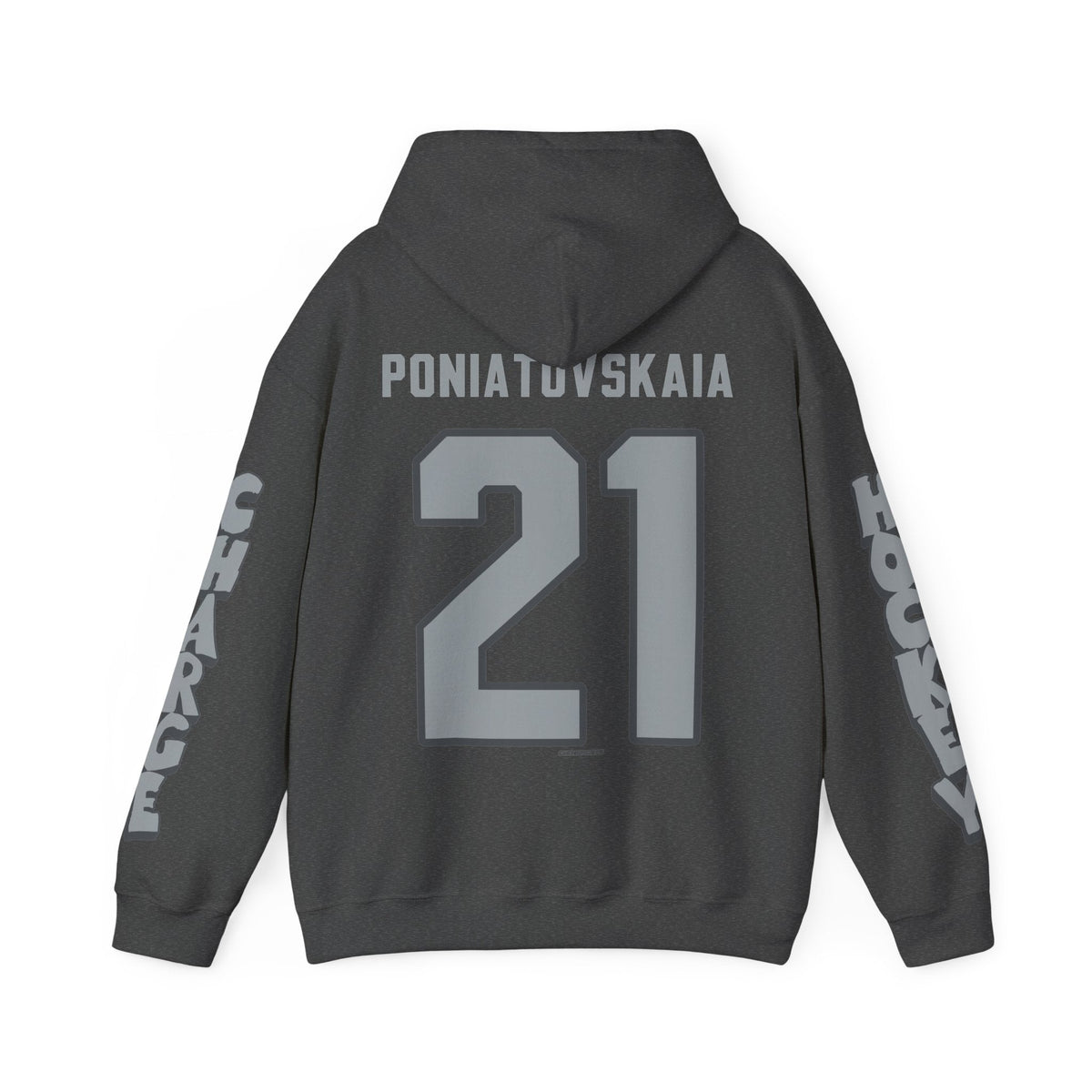 Vita Poniatovskaia Charge Unisex Hoodie in Dark Heather | Chix Sports