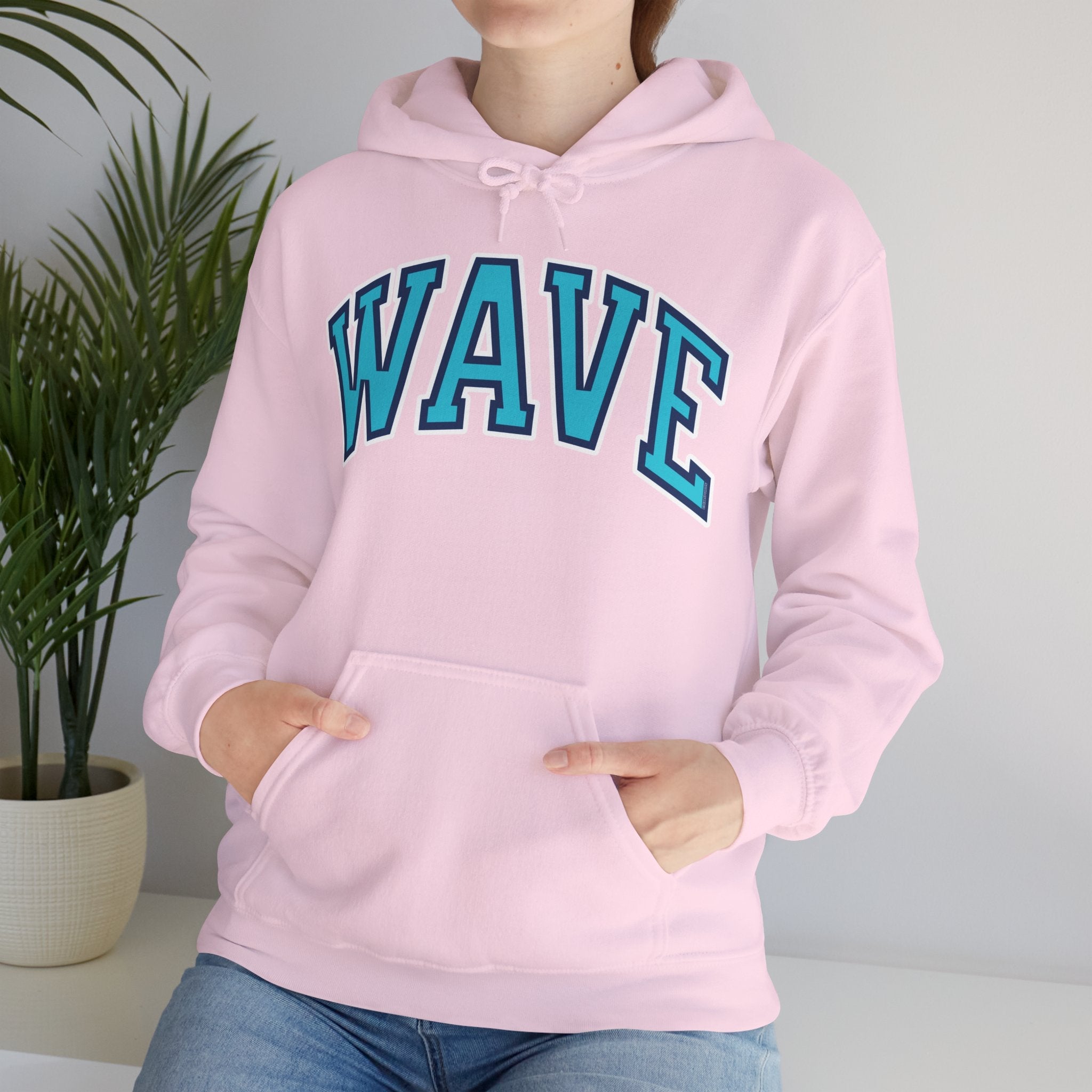 Wave Unisex Varsity Heavy Hoodie | Chix Sports