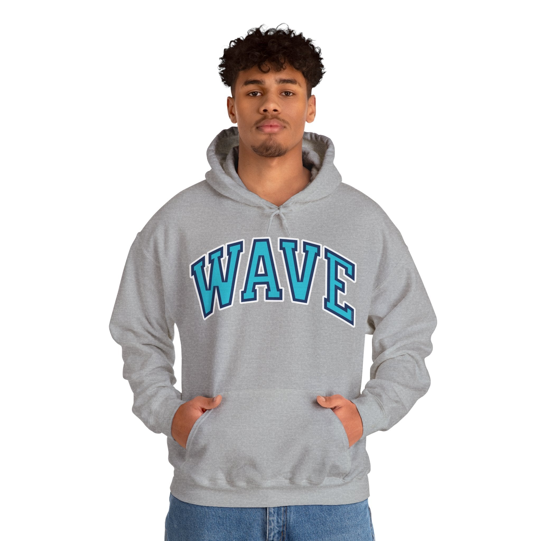 Wave Unisex Varsity Heavy Hoodie | Chix Sports