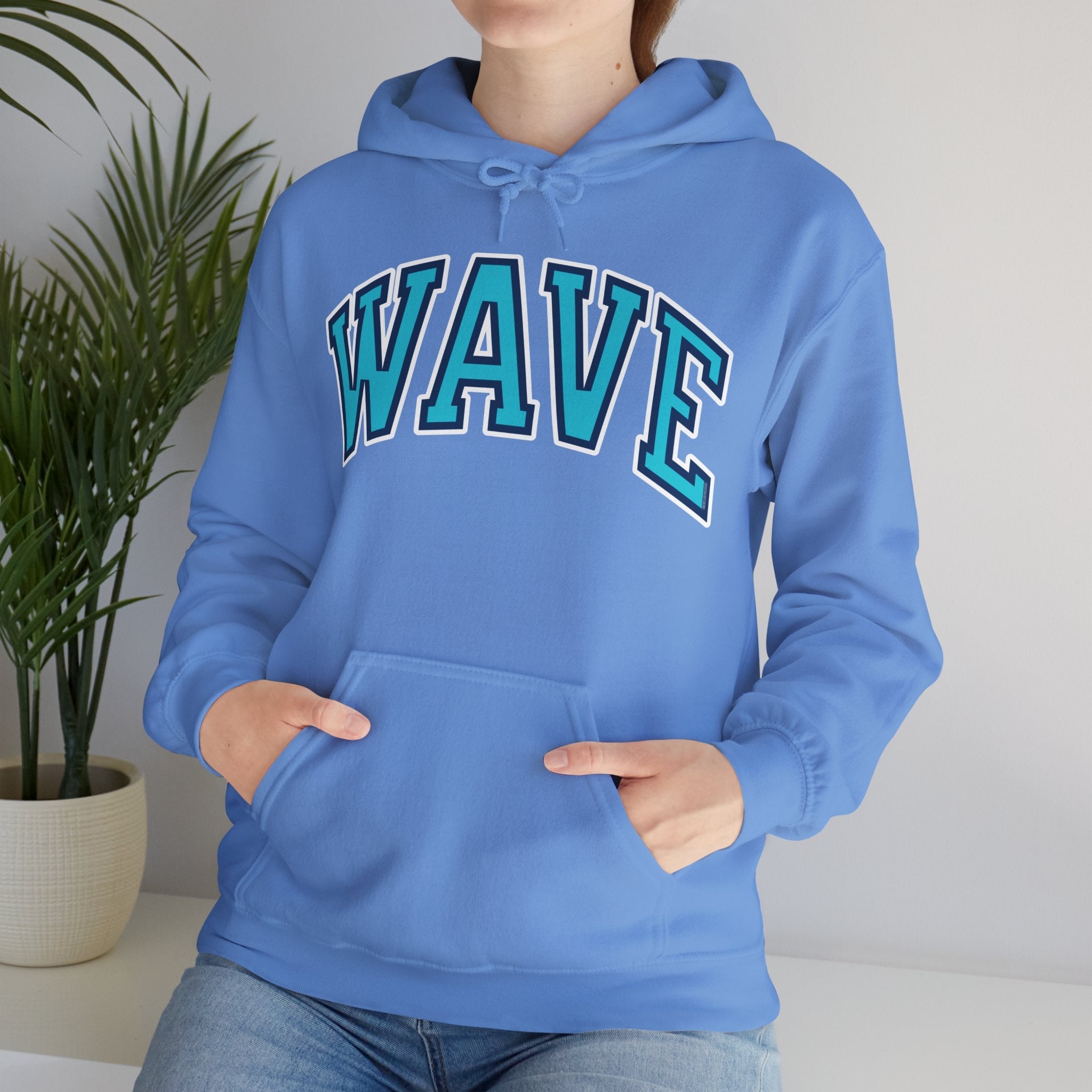 Wave Unisex Varsity Heavy Hoodie | Chix Sports