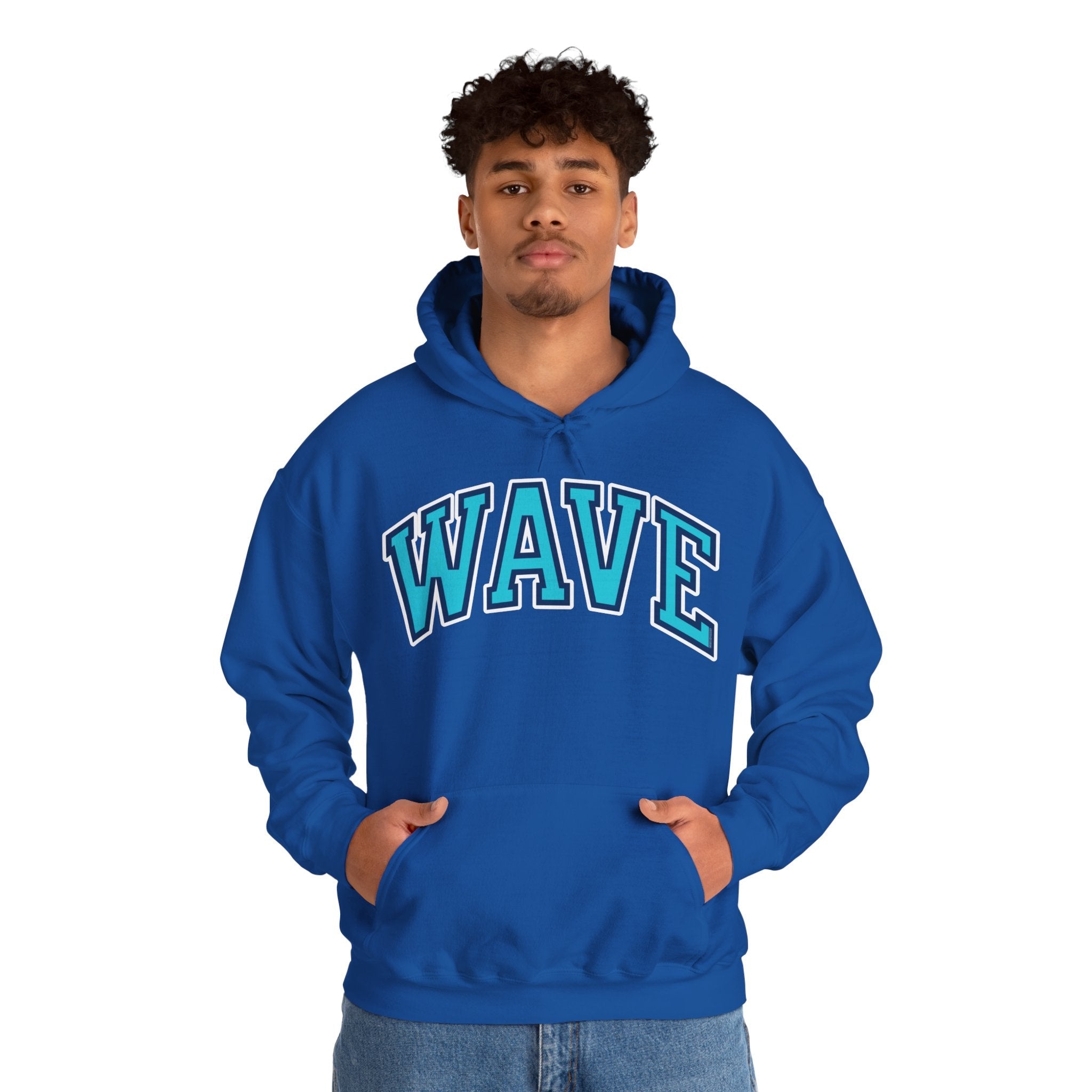 Wave Unisex Varsity Heavy Hoodie | Chix Sports