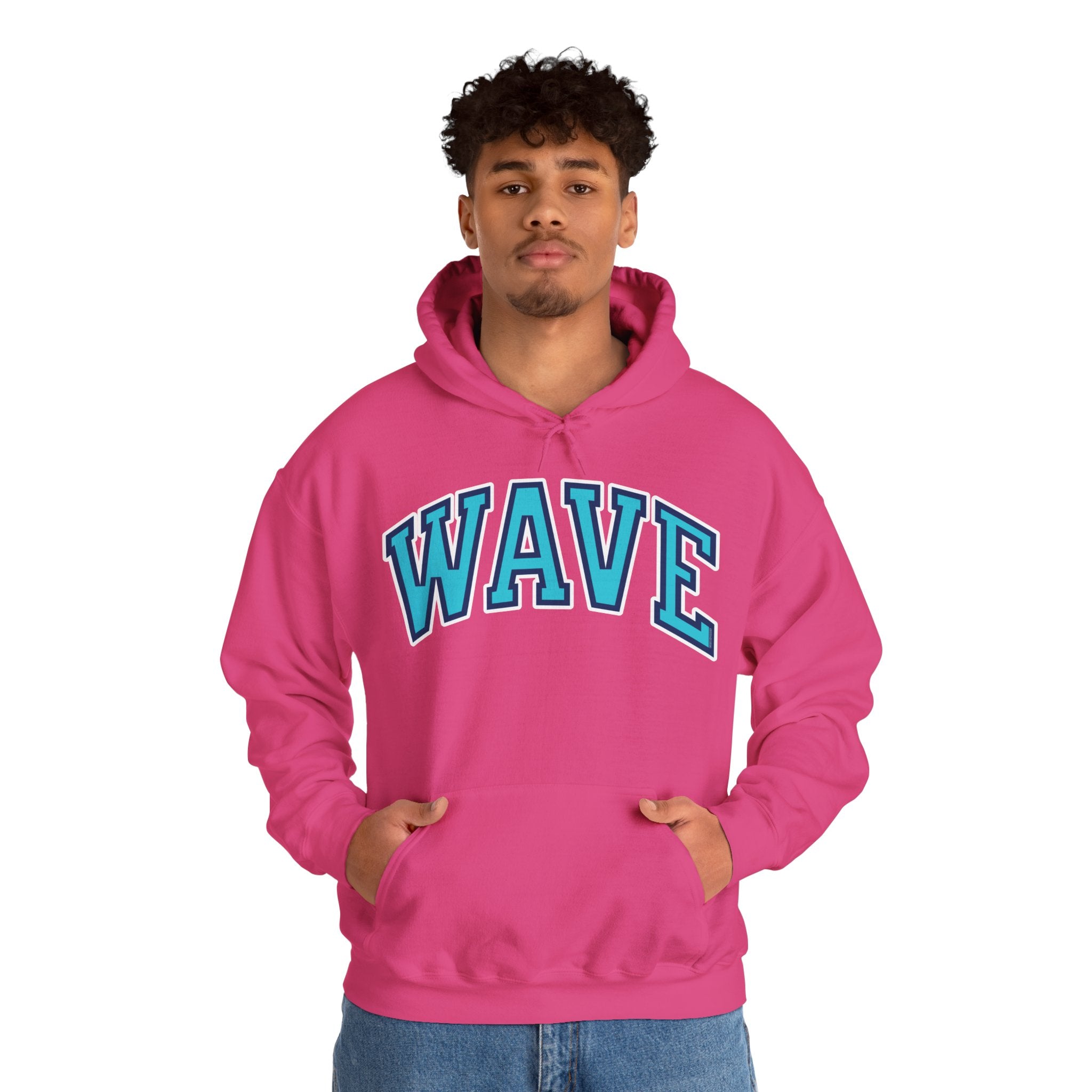 Wave Unisex Varsity Heavy Hoodie | Chix Sports